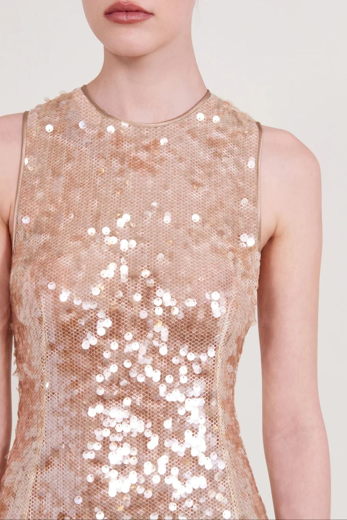 ALFIE Nori Midi Dress - Nude