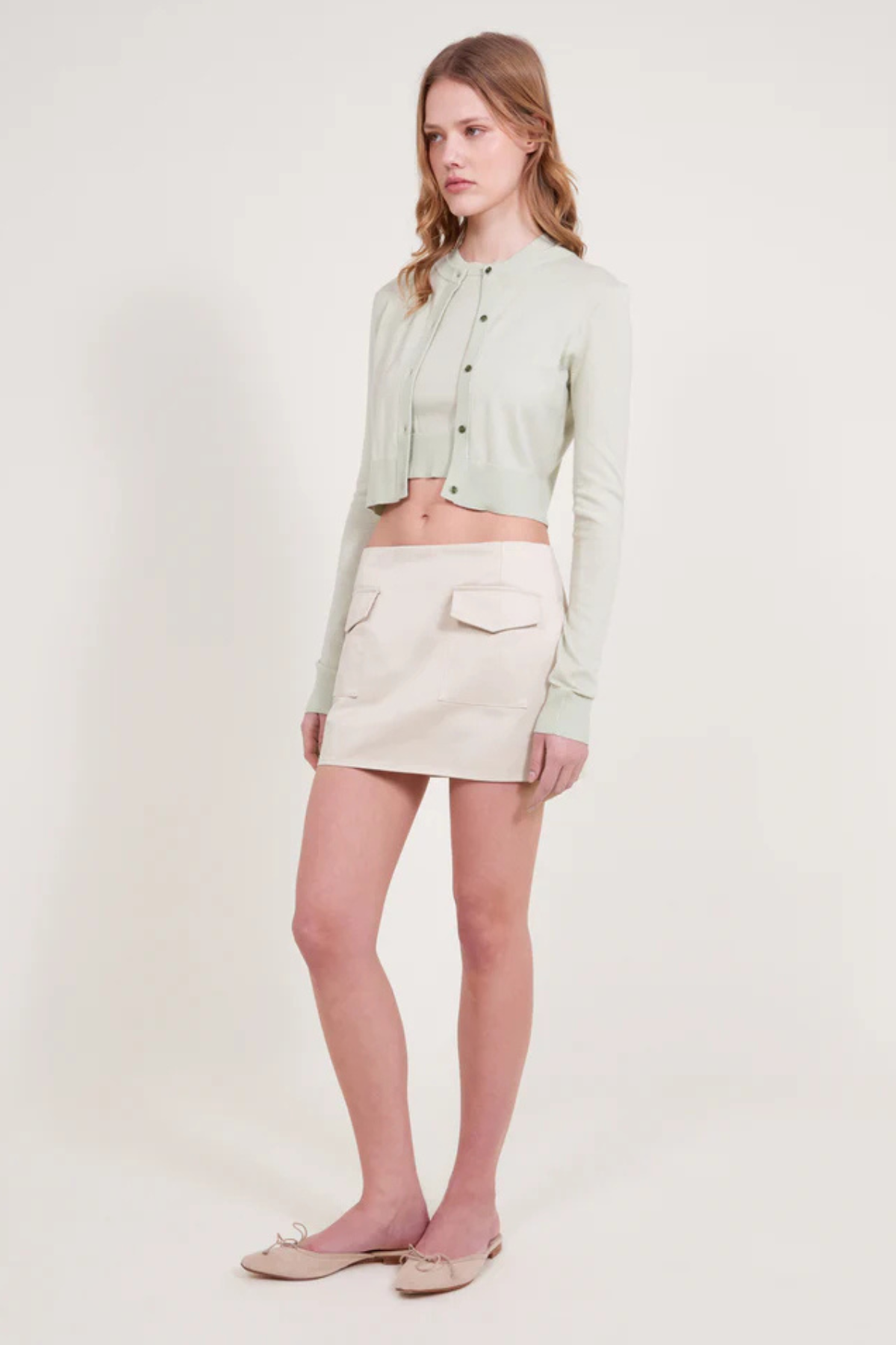 ALFIE Twinset Top - Amande