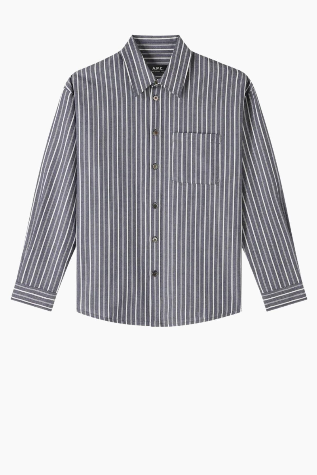A.P.C. Boyfriend Shirt - Blue
