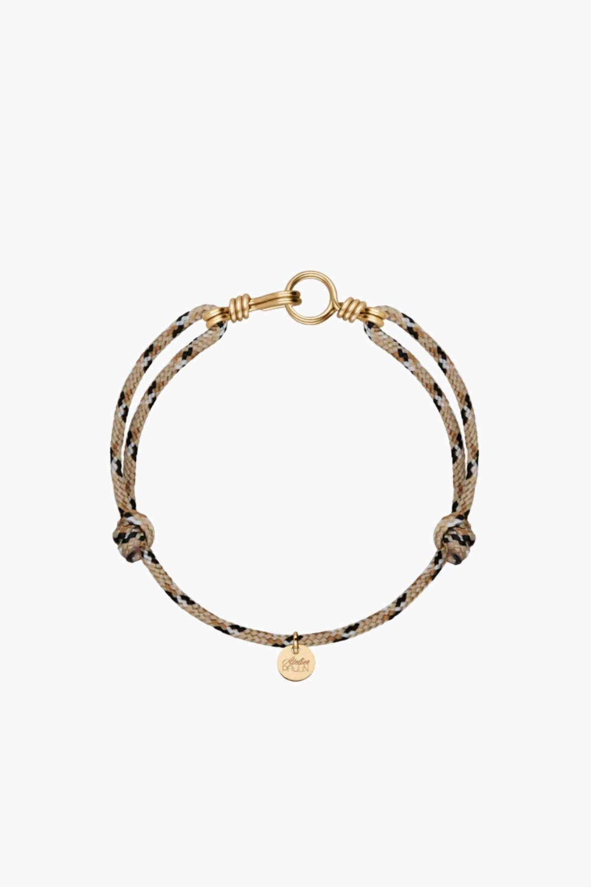 Atelier Paulin Attache Moi Knot Cord Bracelet - Beige Knot