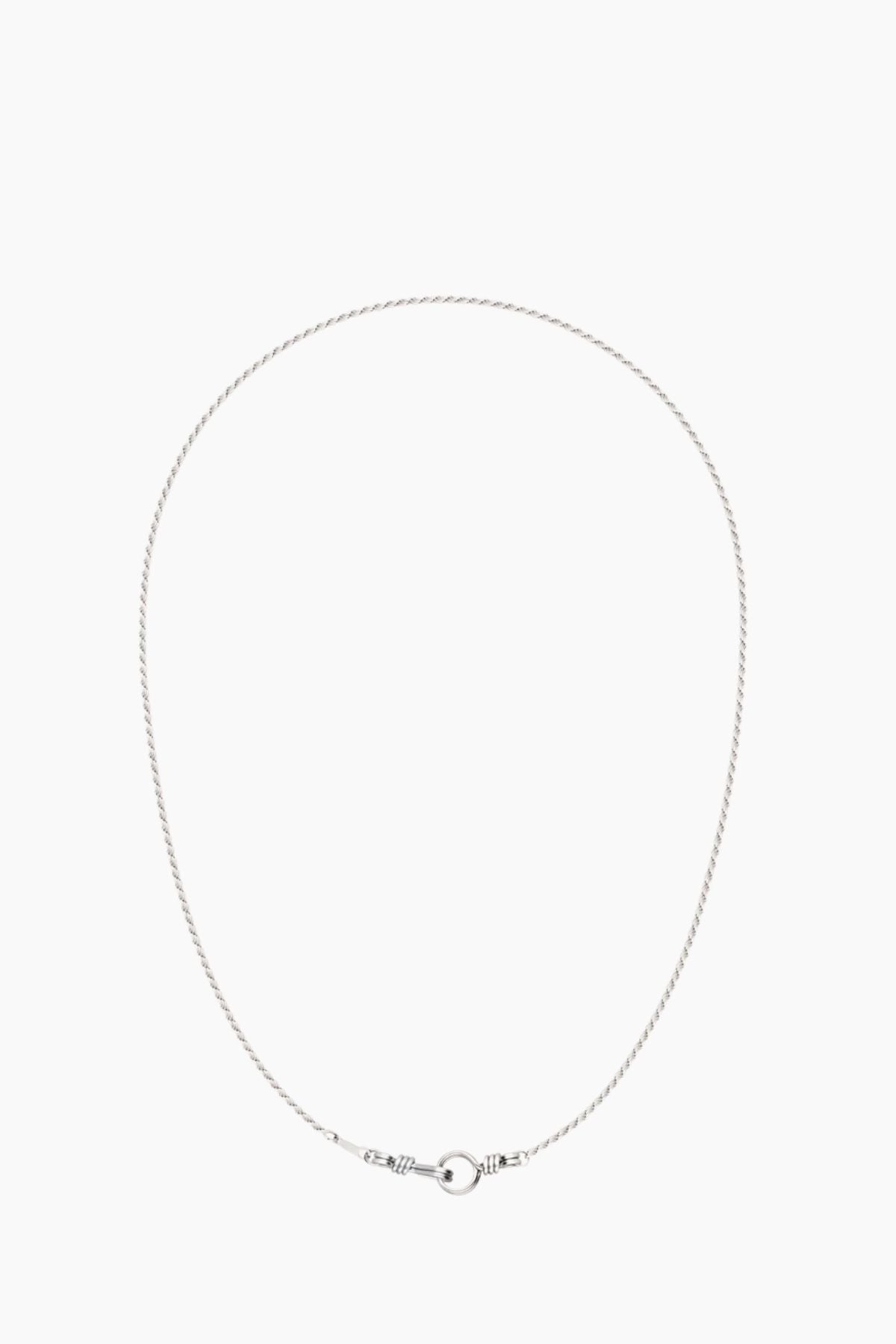 Atelier Paulin Attache Moi Rope Chain Necklace Men - Silver