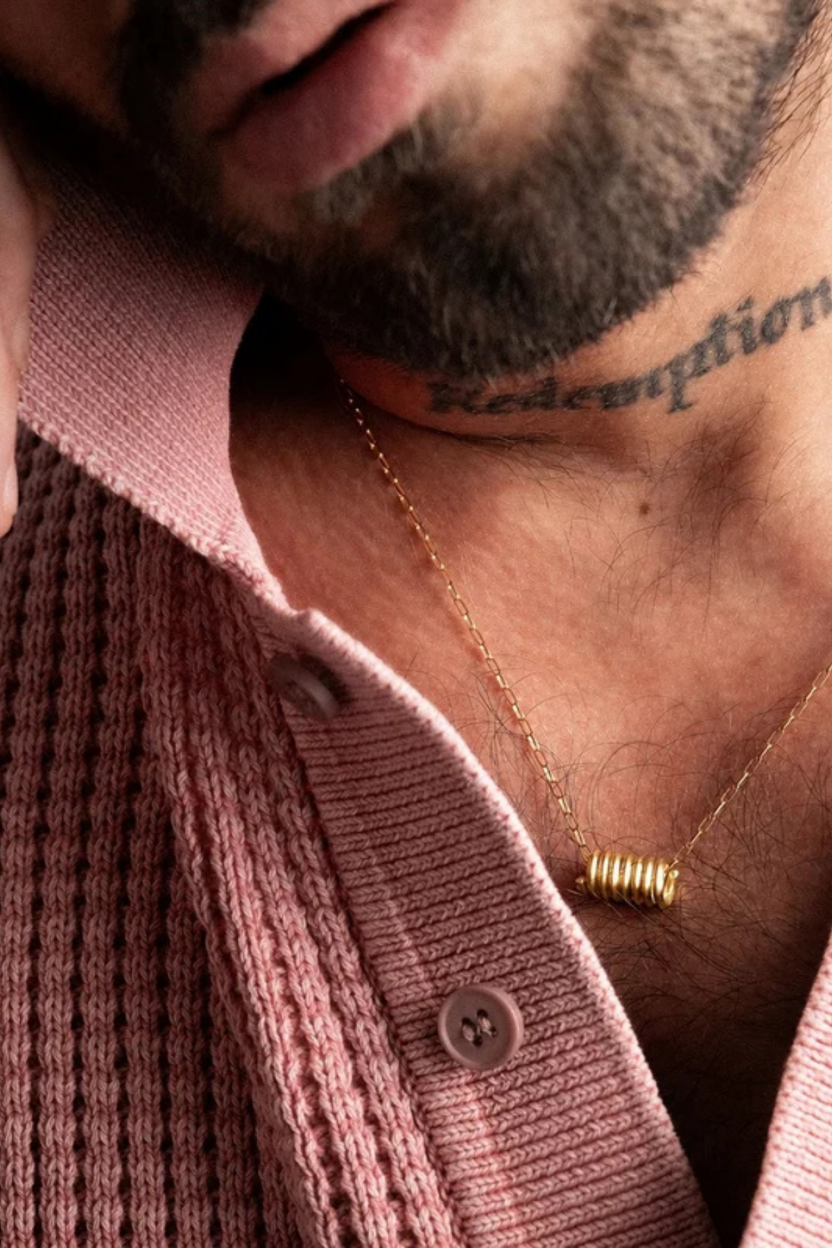 Atelier Paulin Judd Necklace Men - Yellow Gold