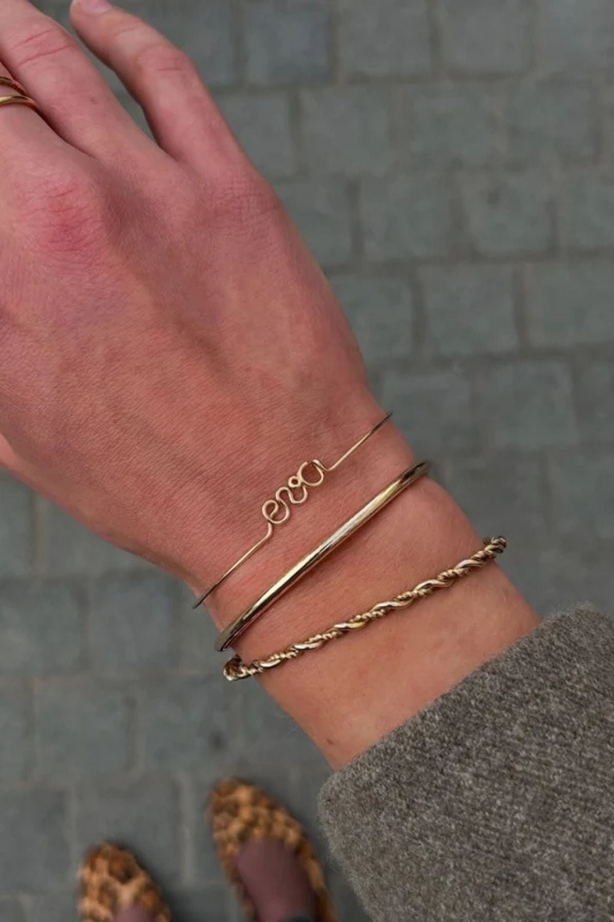 ATELIER PAULIN Original Personalised Bracelet - Yellow Gold