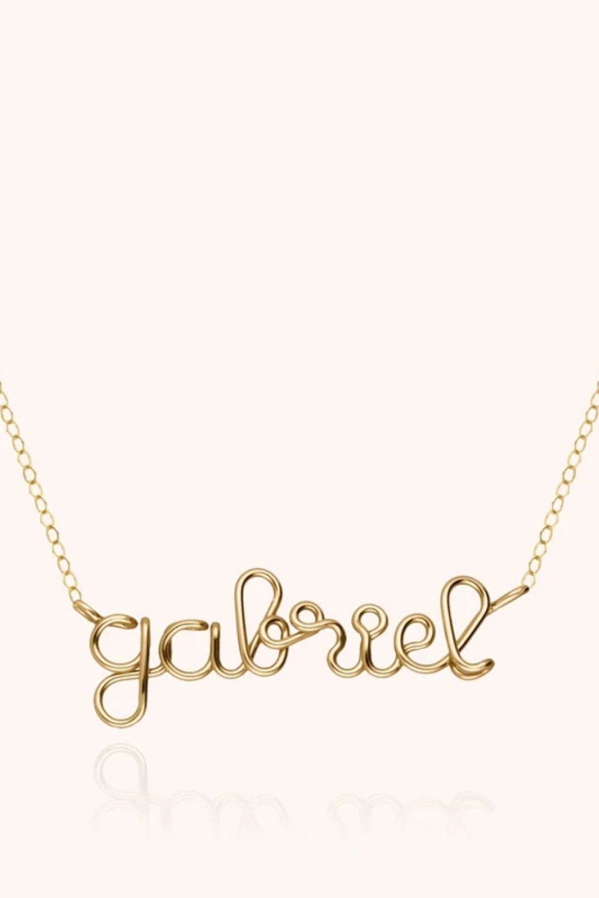 ATELIER PAULIN Richelieu Personalised Necklace - Yellow Gold