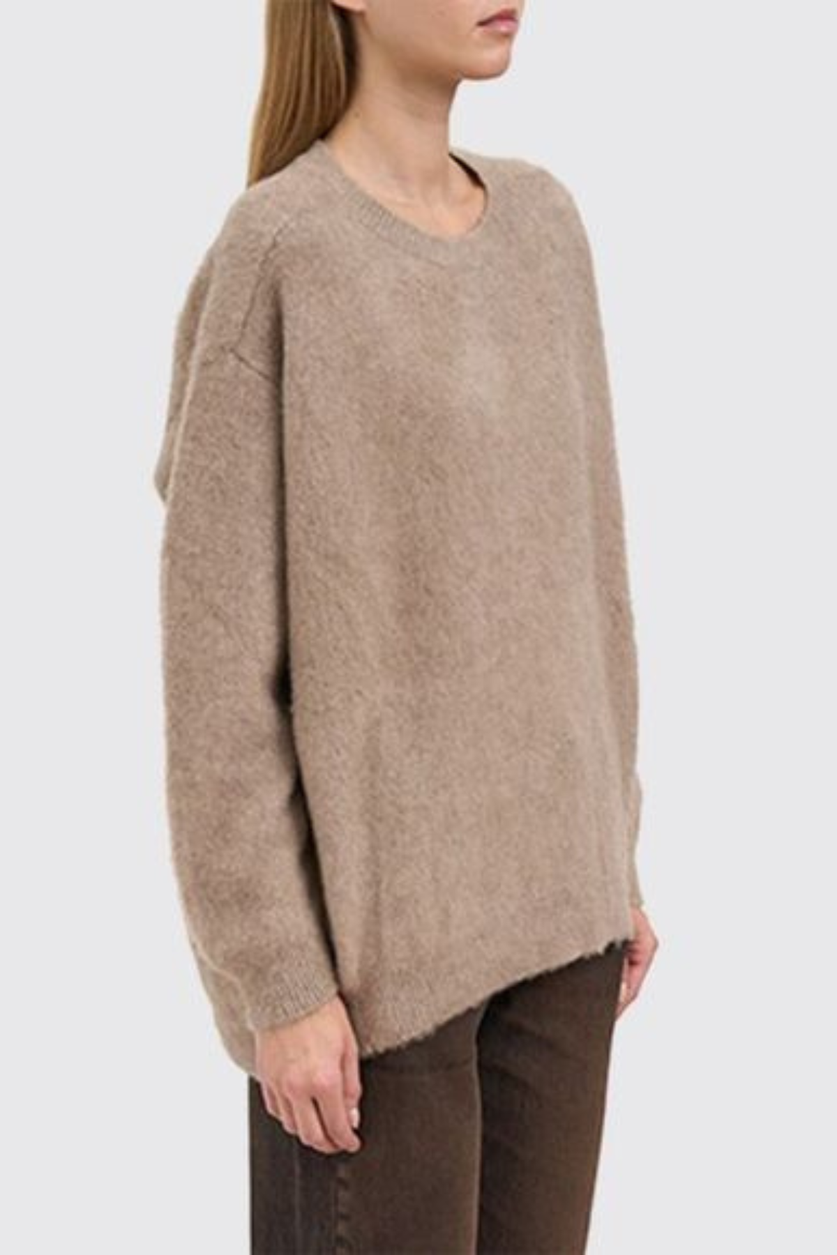 Avant Toi Brushed Cashmere Pullover - Noce