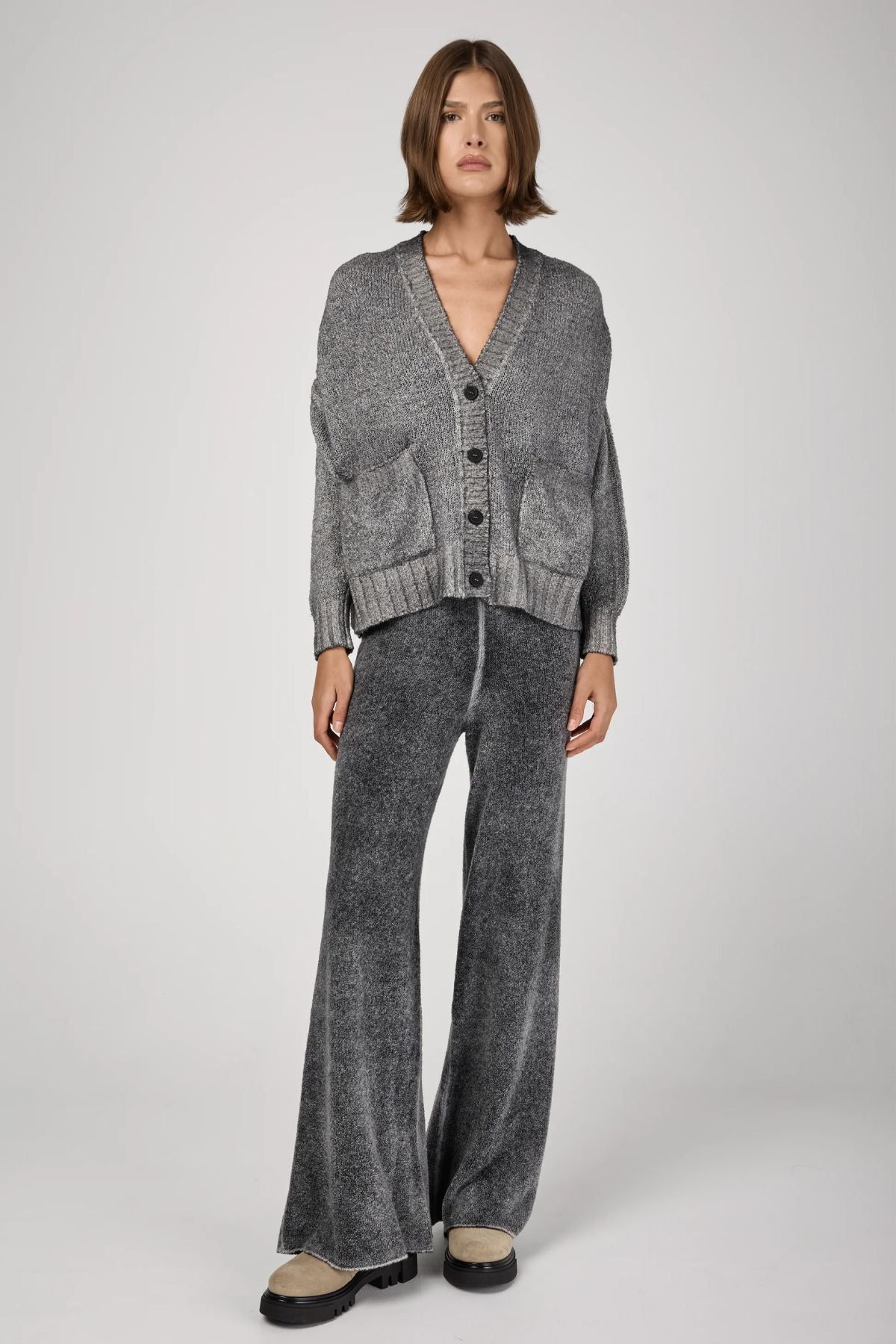 Avant Toi Hand Painted Malfile Cardigan - Husky