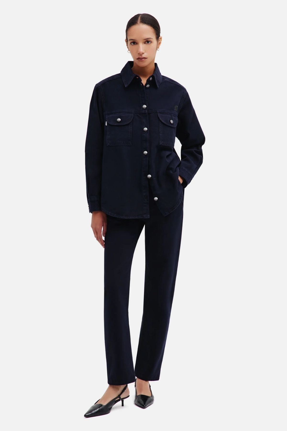BLAZÉ Milano Clapotis Berber Shirt - Dark Blue