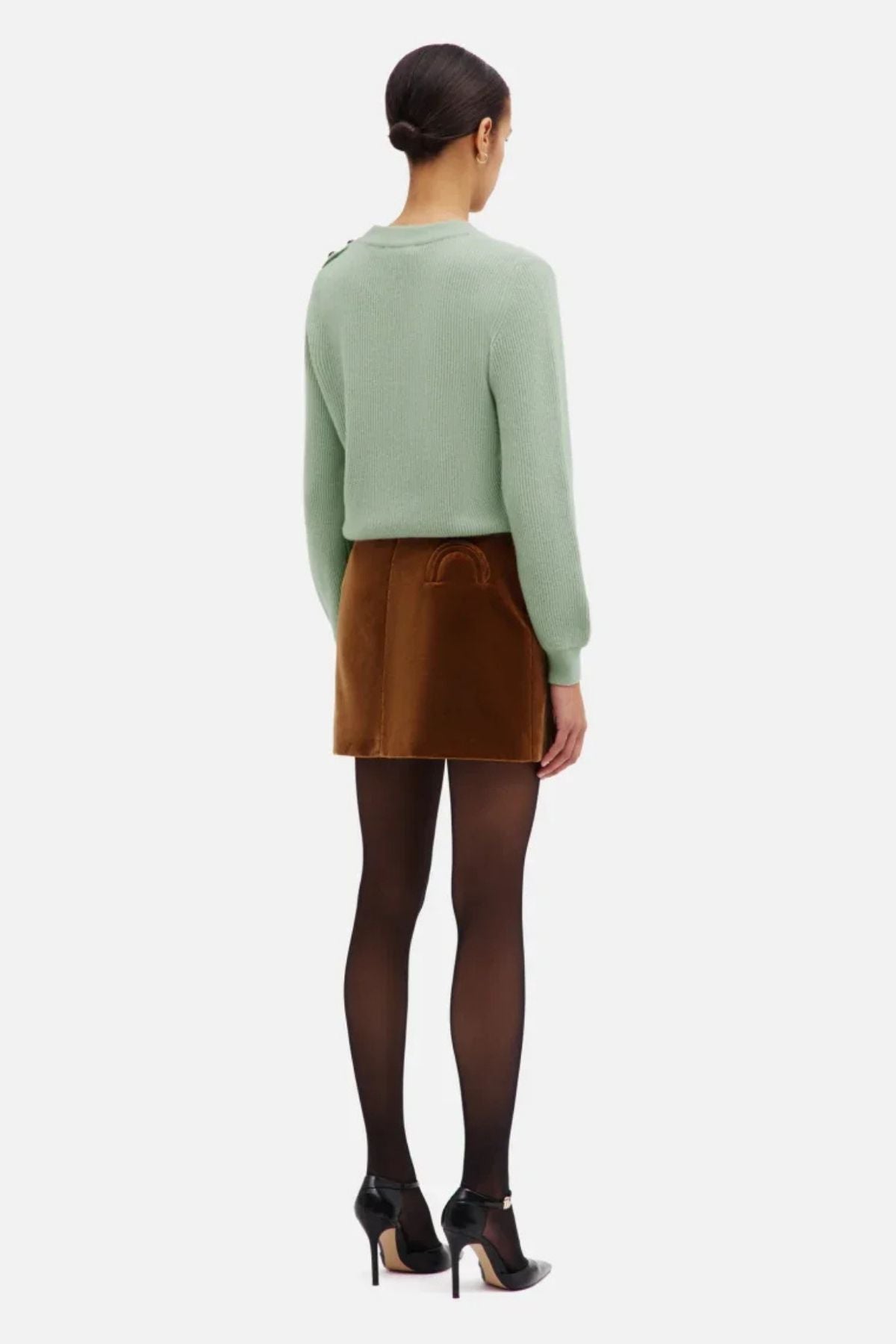 BLAZÉ Milano Jealousy Coci Mini Skirt - Caramel