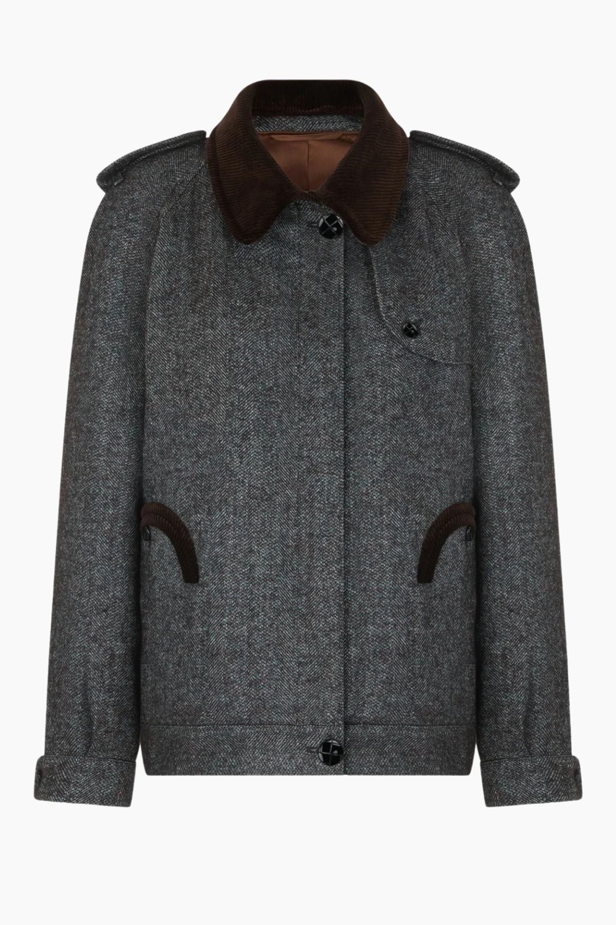 BLAZÉ Milano Kasif Chausie Trench - Concrete