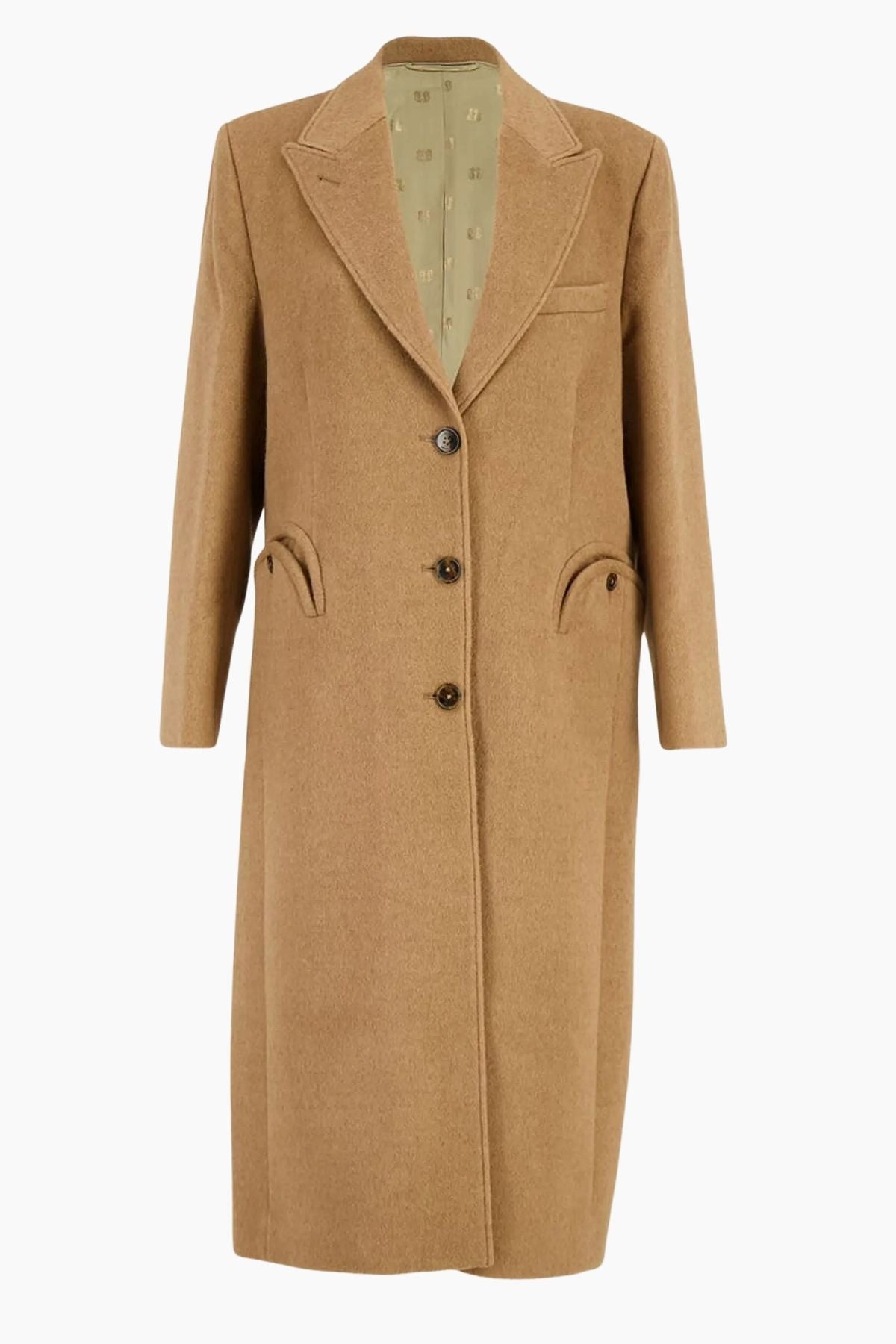 BLAZÉ Milano Mylius Heck Coat - Camel