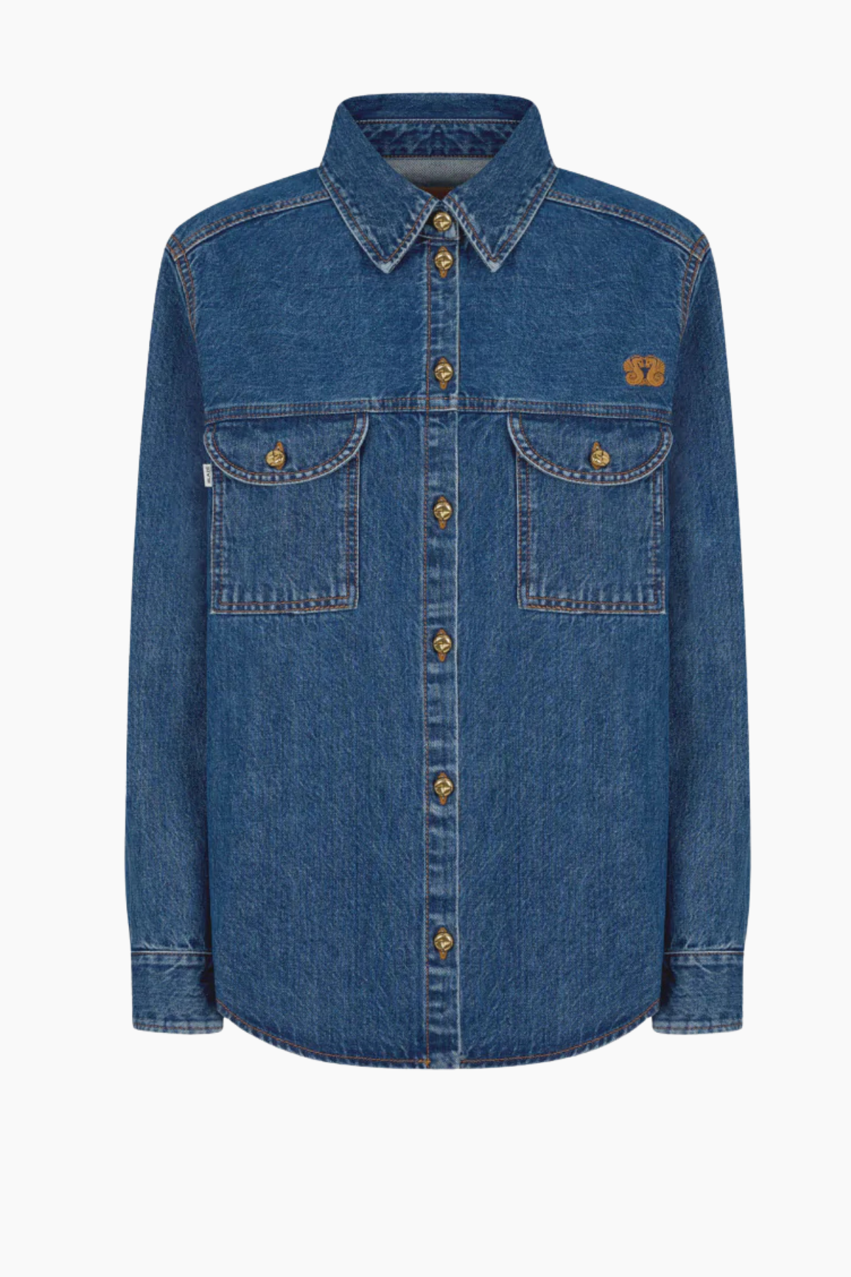 BLAZÉ Milano Nariida Berber Shirt - Sapphire
