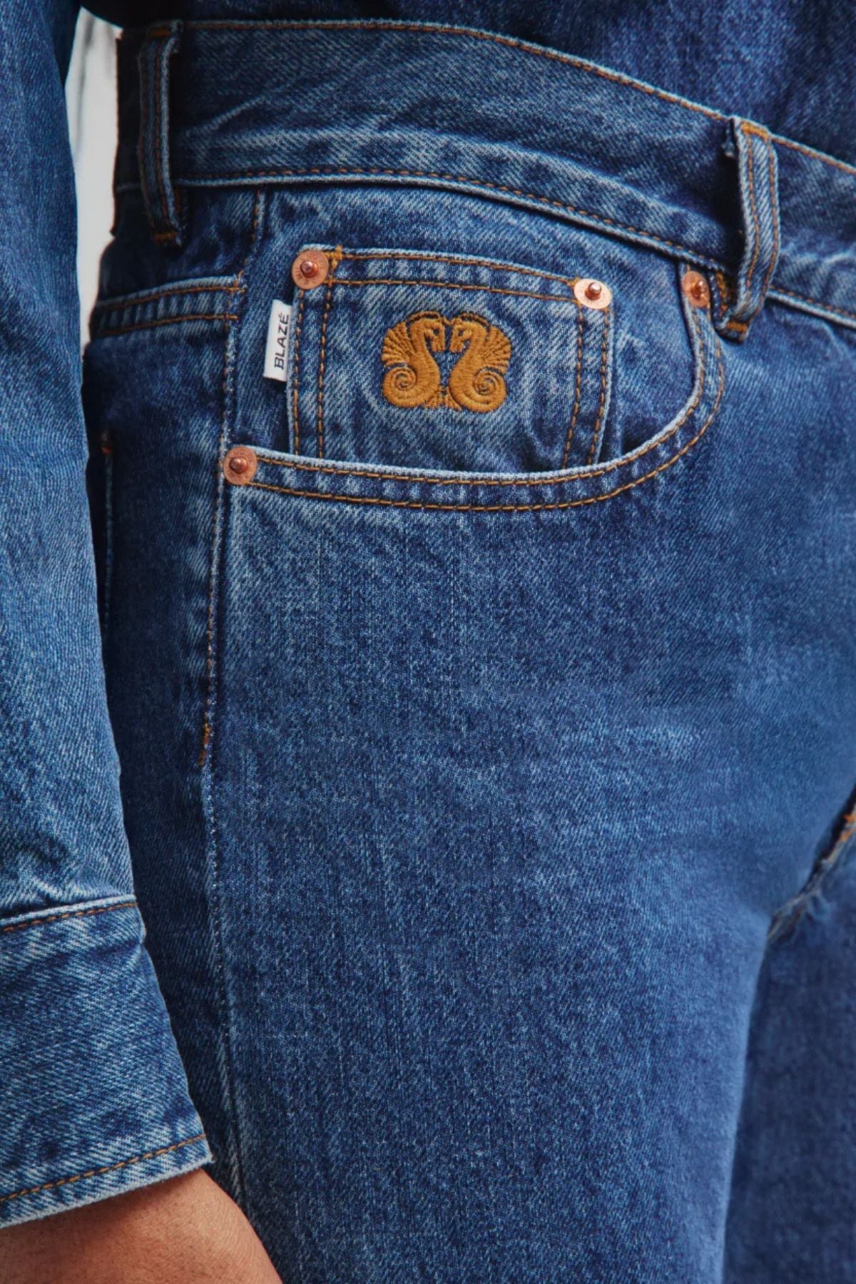 BLAZÉ Milano Nariida Paso Jeans - Sapphire