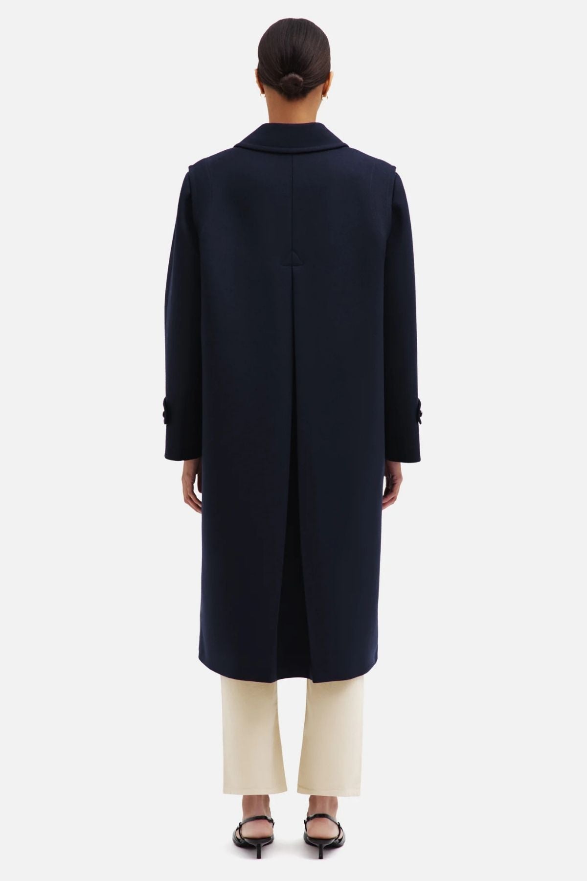 BLAZÉ Milano Nitak Woolly Coat - Navy