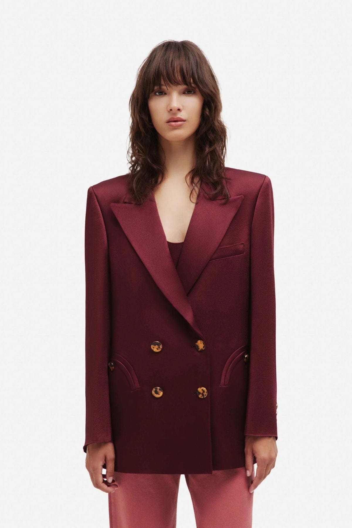 BLAZÉ Milano Novalis Everynight Blazer - Wine