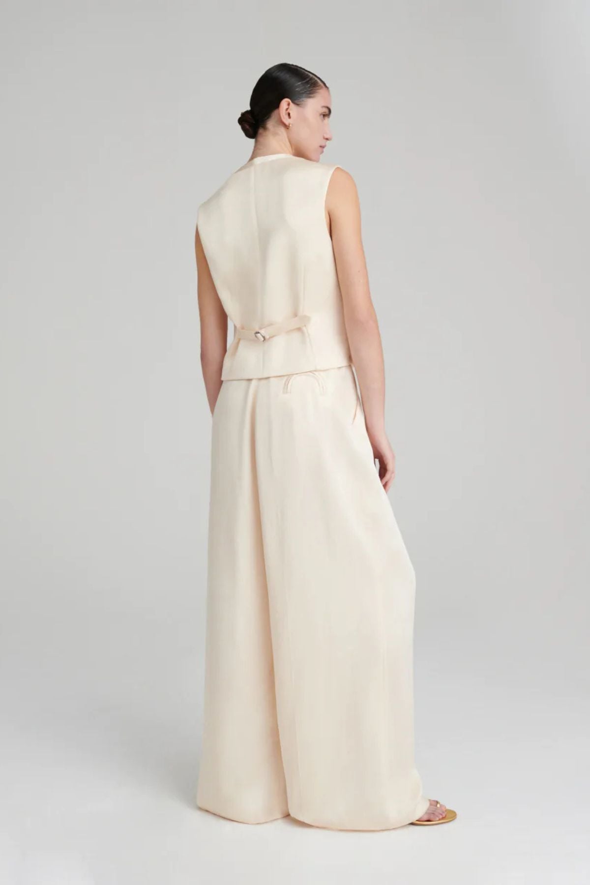 BLAZÉ Milano Novalis Feral Gilet Ivory | GRACE Melbourne