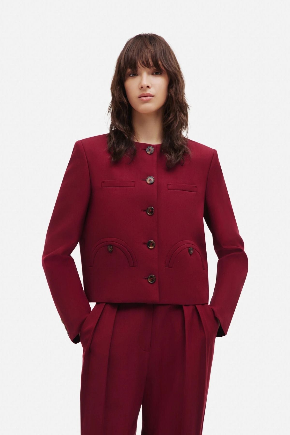 BLAZÉ Milano O'Madeleine Shamo Bolero - Wine