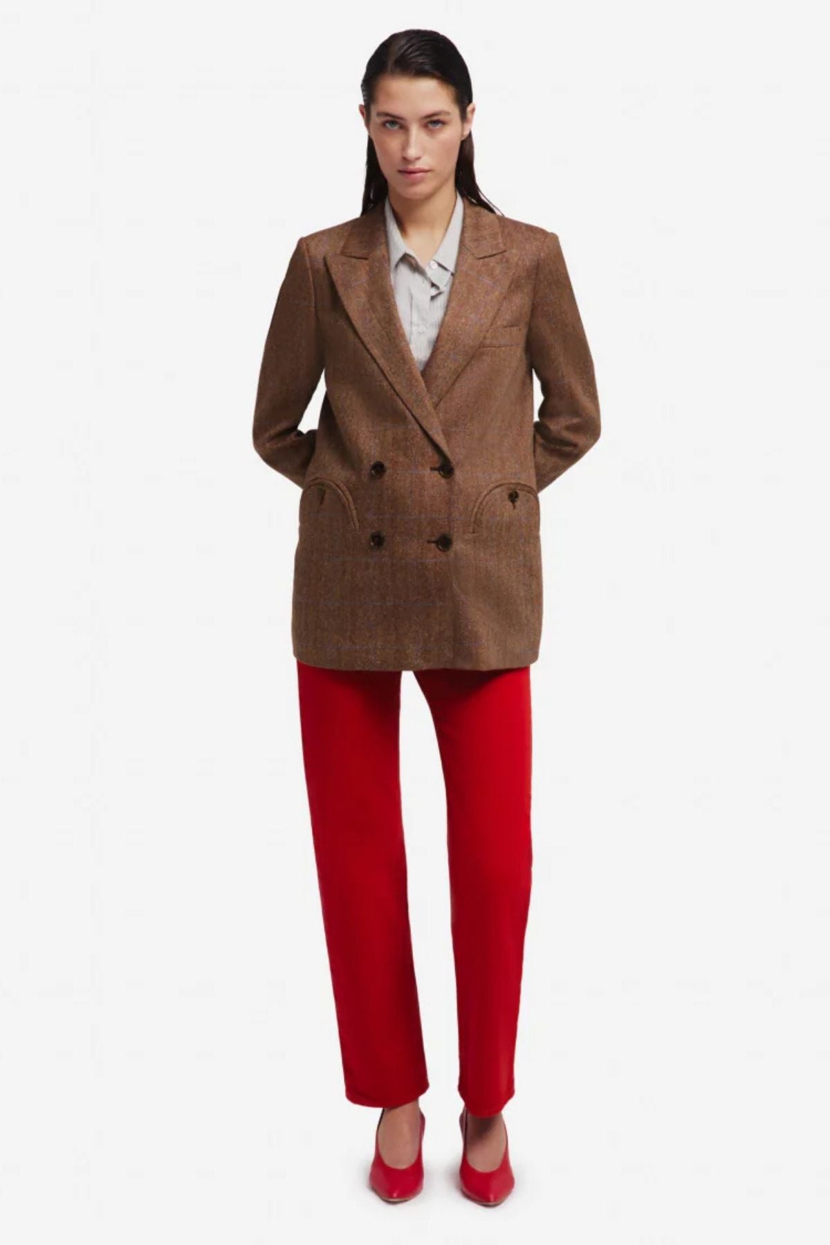 BLAZÉ Milano Takanuya Everyday Blazer - Cherrywood