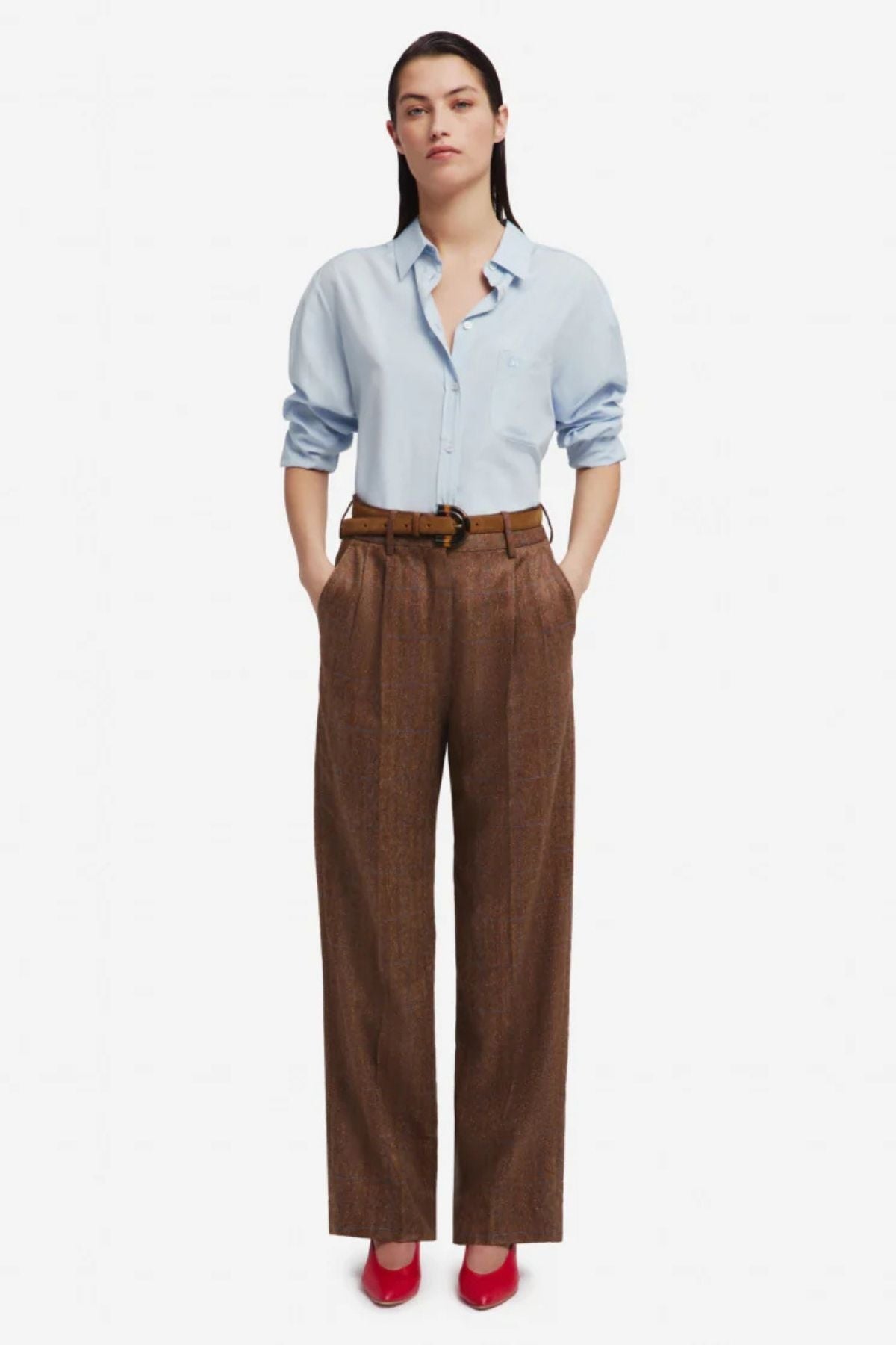 BLAZÉ Milano Takanuya Fox Pants - Cherrywood