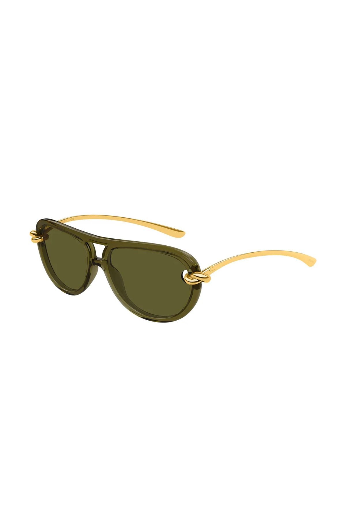Bottega Veneta Aviator Sunglasses - Green