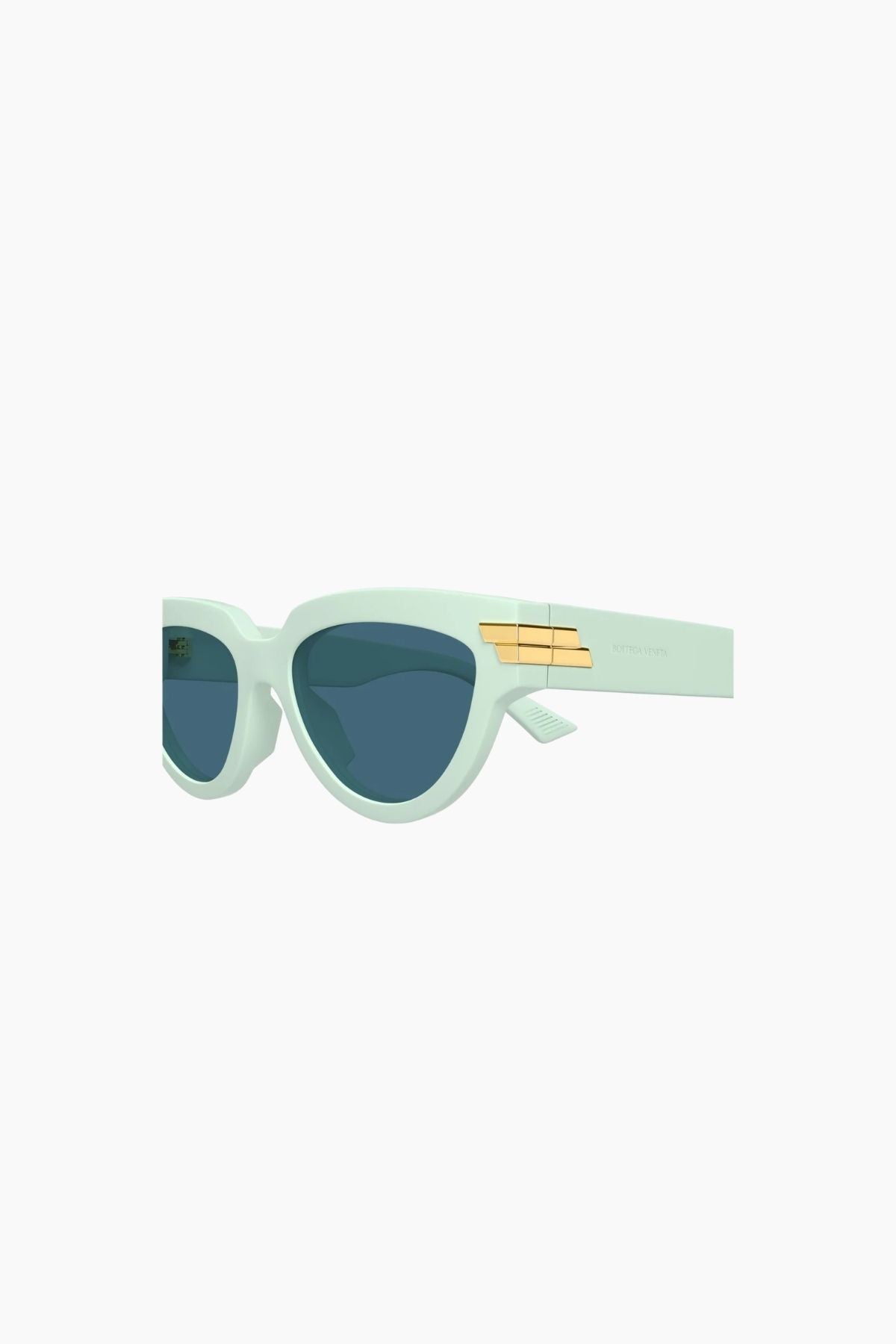 Bottega Veneta Cat Eye Sunglasses - Mint Green/ Gold
