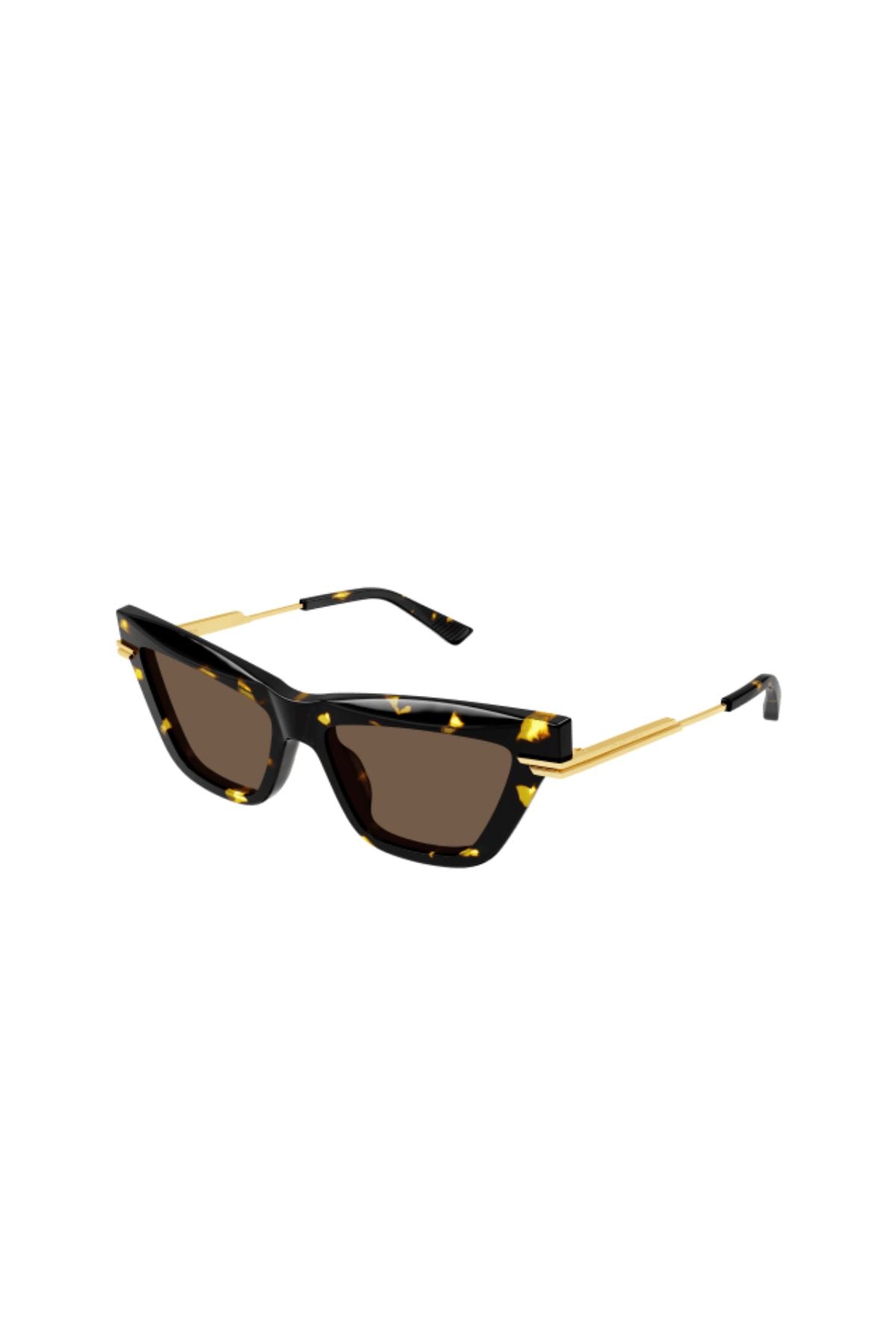 Bottega Veneta Oversized Cat Eye Sunglasses - Havana