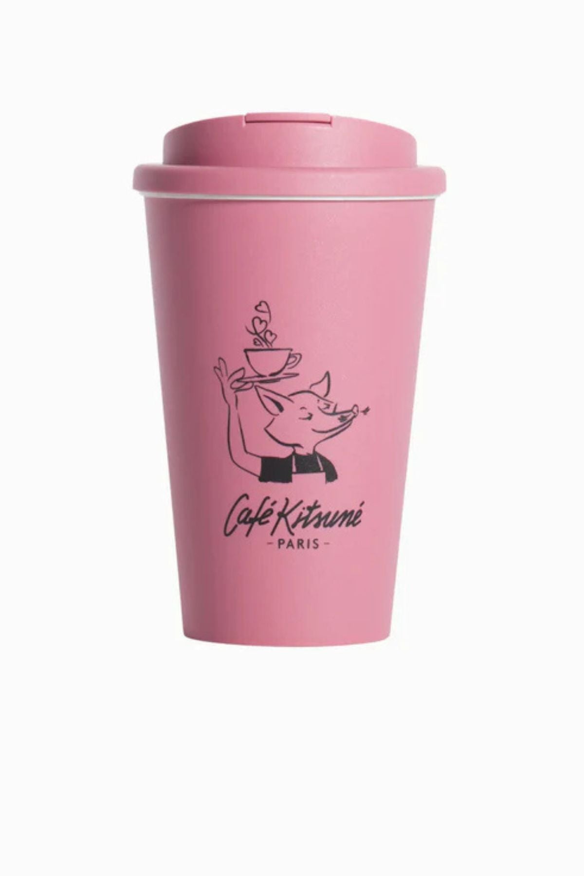 Café Kitsuné Hearts Coffee Cup Large - Pink