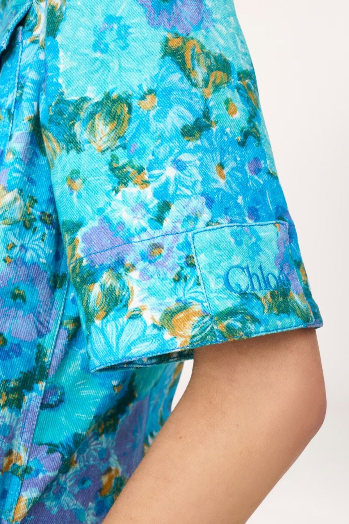 Chloé Blue Daisies Dress - Blue Multi