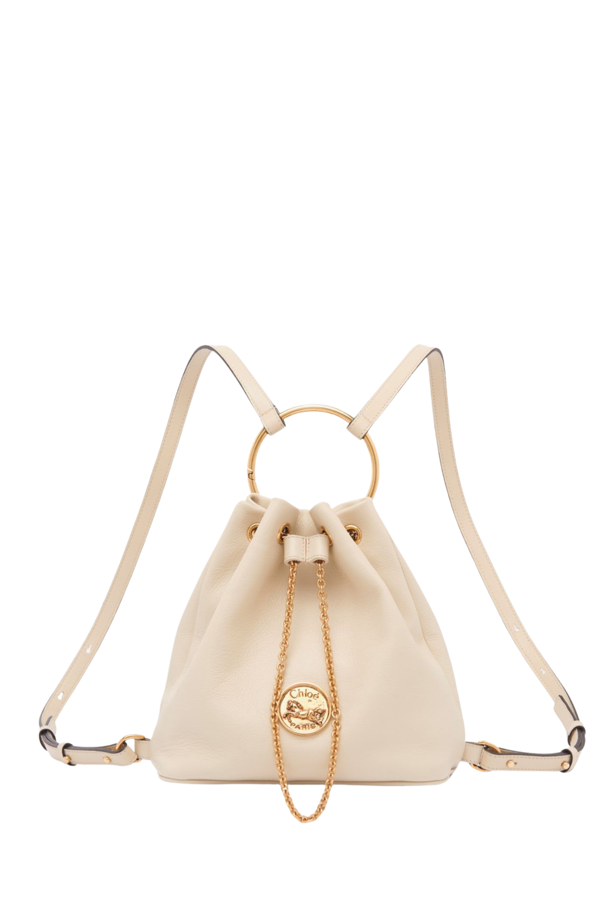 Chloé Bracelet Bag Backpack - Vegetal Beige