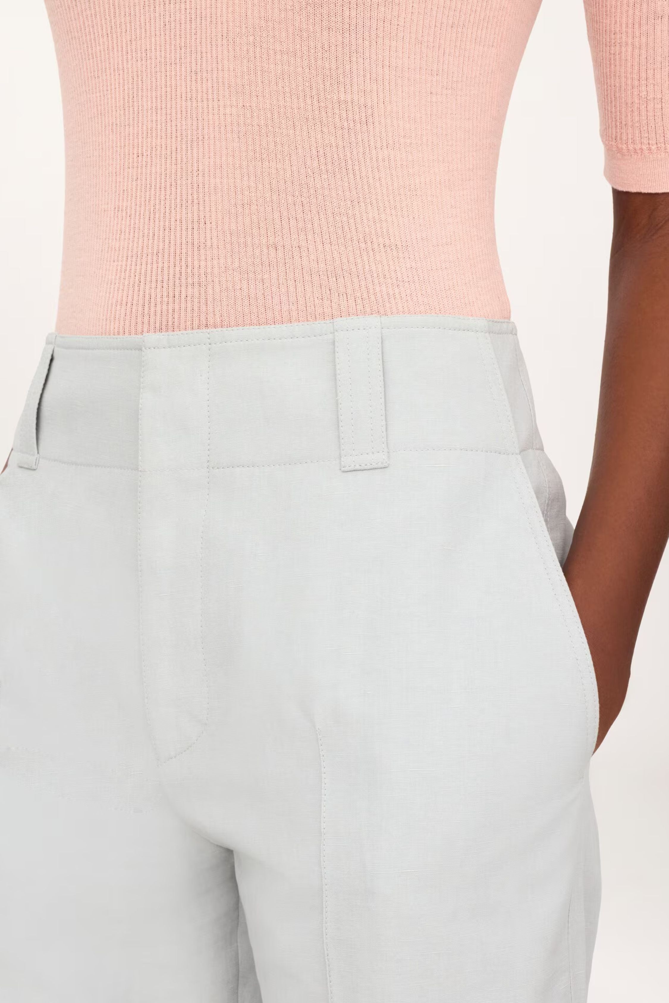 Chloé Cigarette Trousers - Storm Grey