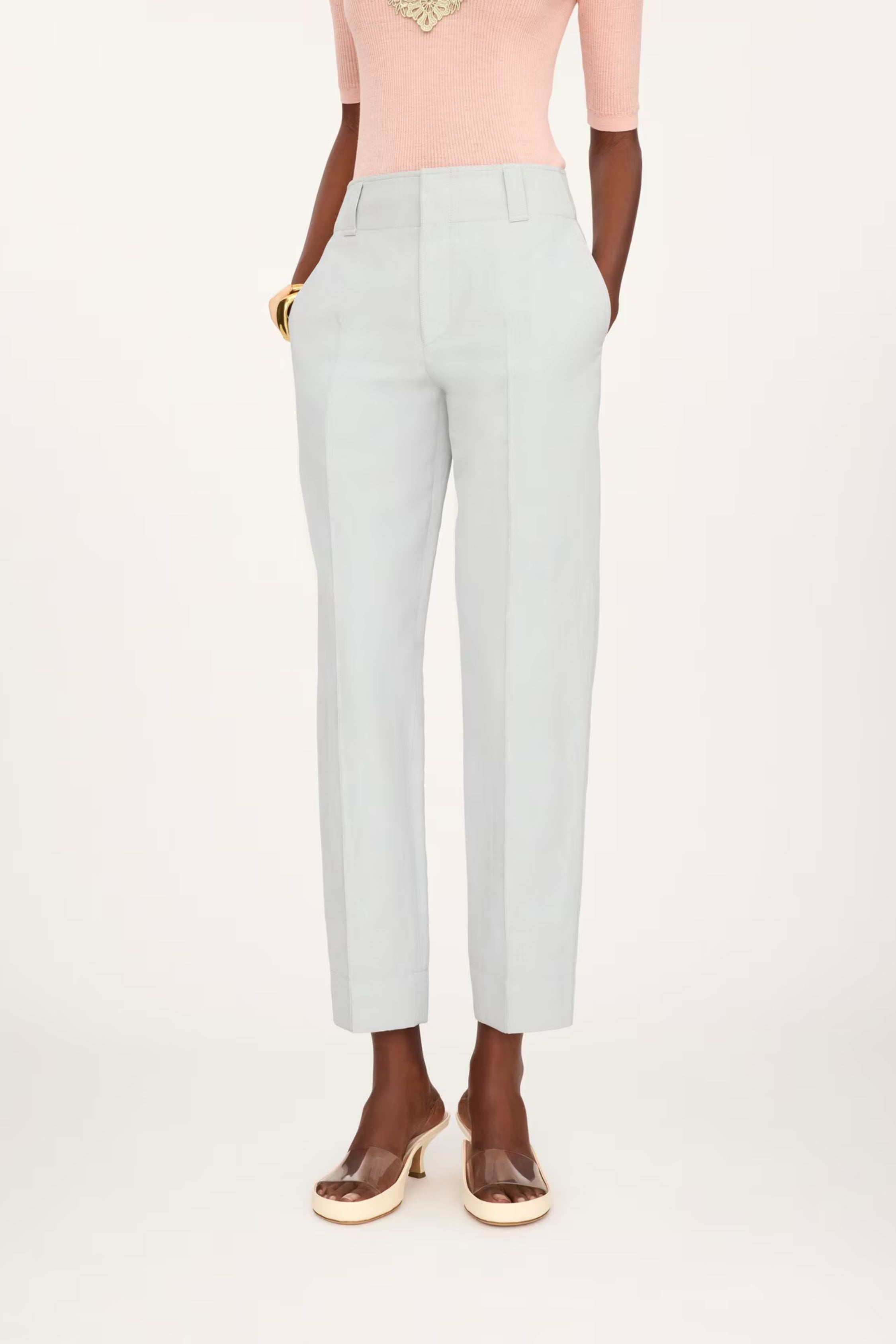 Chloé Cigarette Trousers - Storm Grey