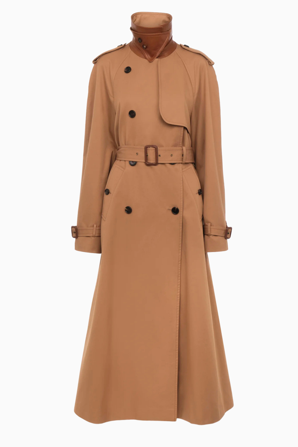 Chloé Cotton Gabardine Trench Coat - Golden Brown