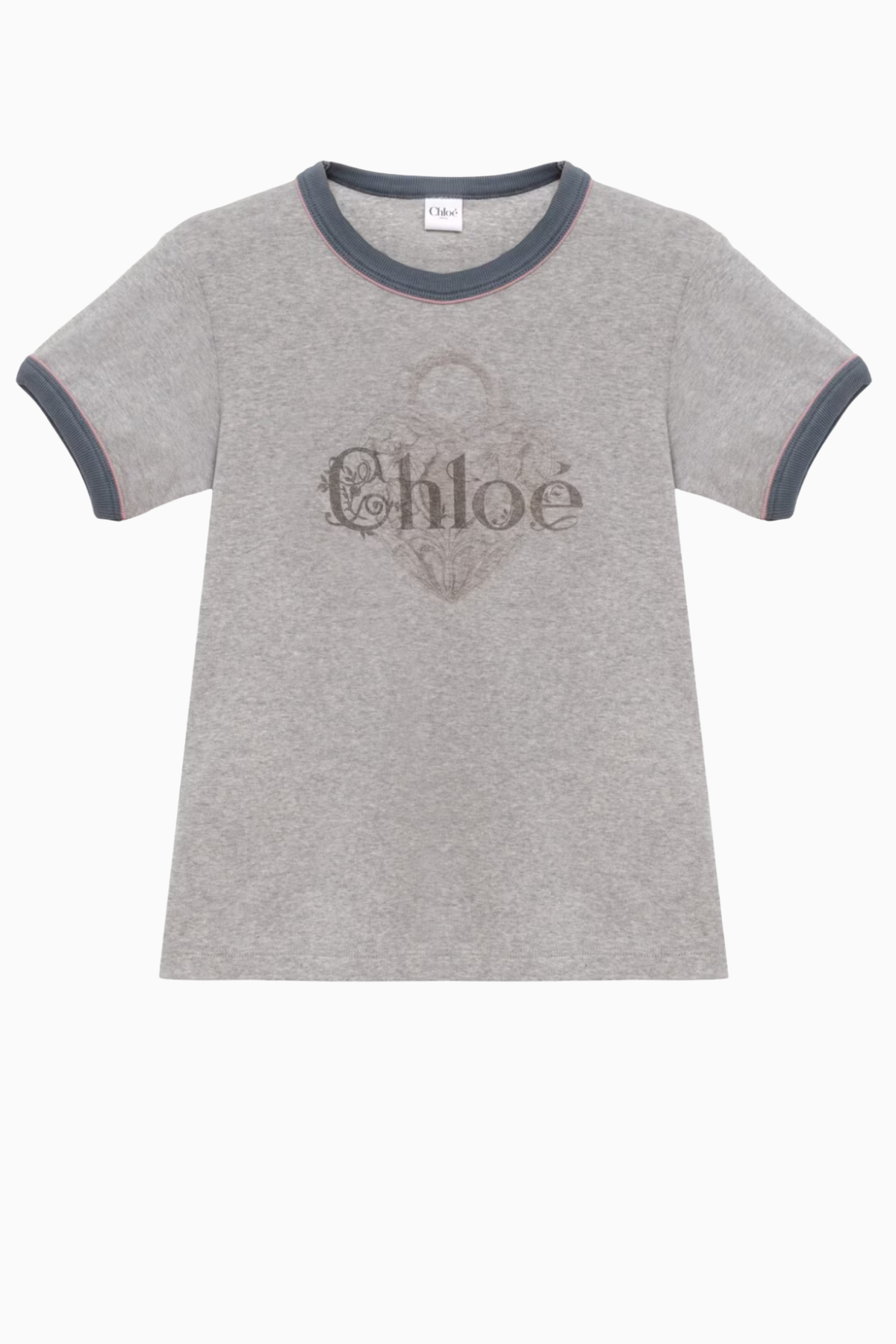 Chloé Ringer Tee - Neutral Grey