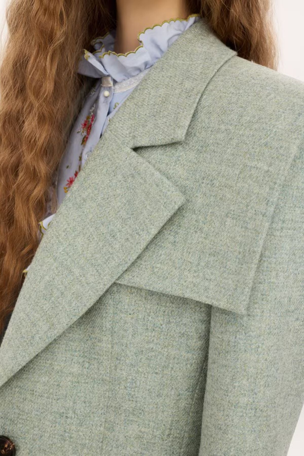 Chloé Runway Blazer - Smoggy Green