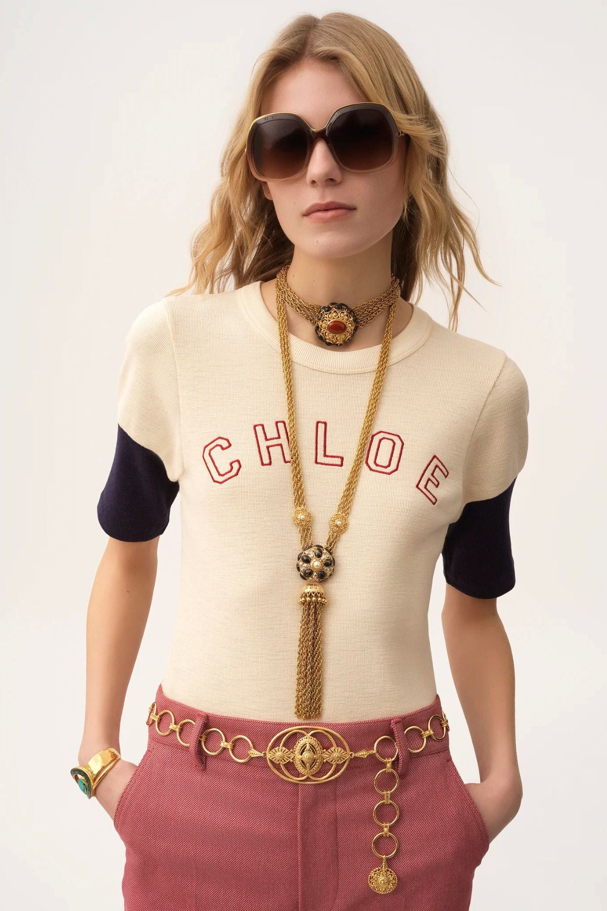 Chloé Vintage Sports T-Shirt - Iconic Milk