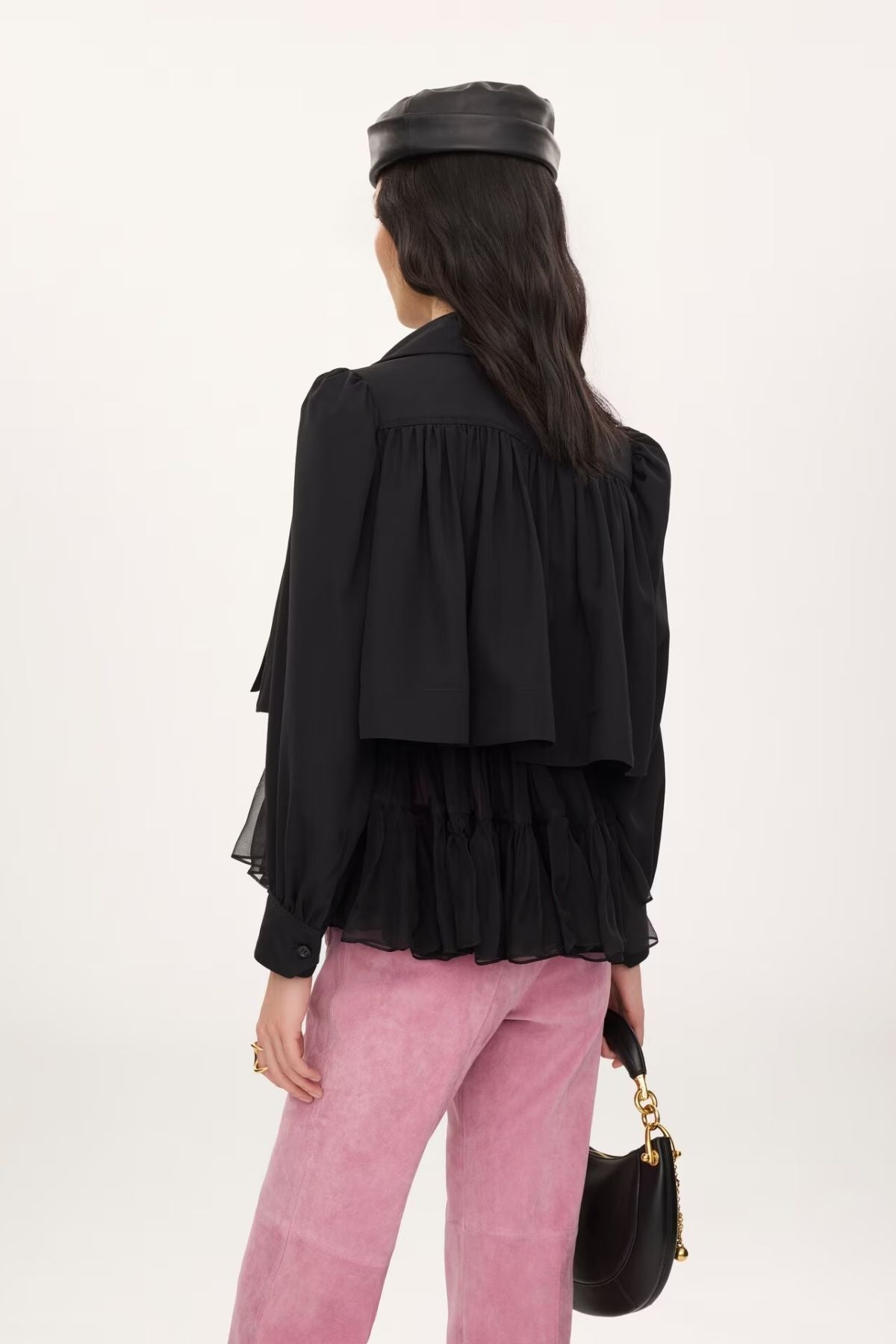 Chloé Washed Faille Jacket - Black