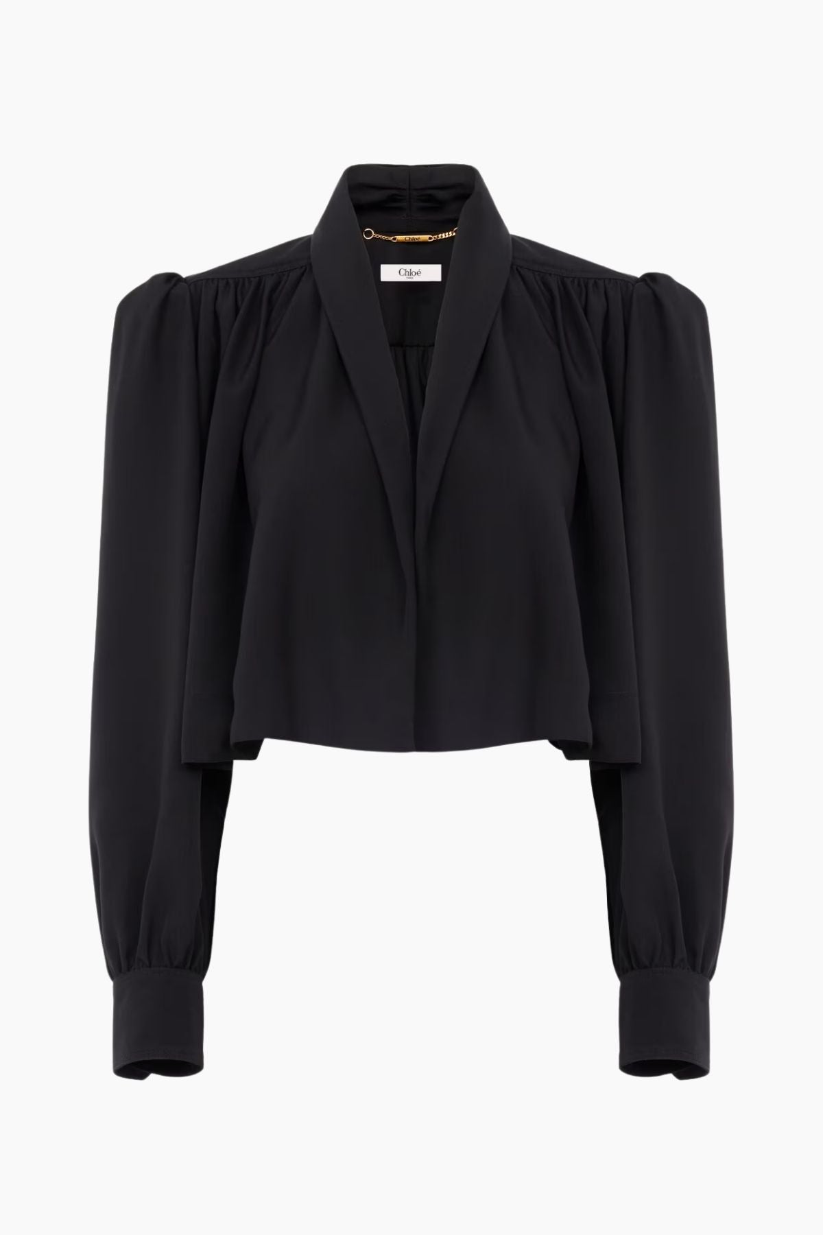 Chloé Washed Faille Jacket - Black