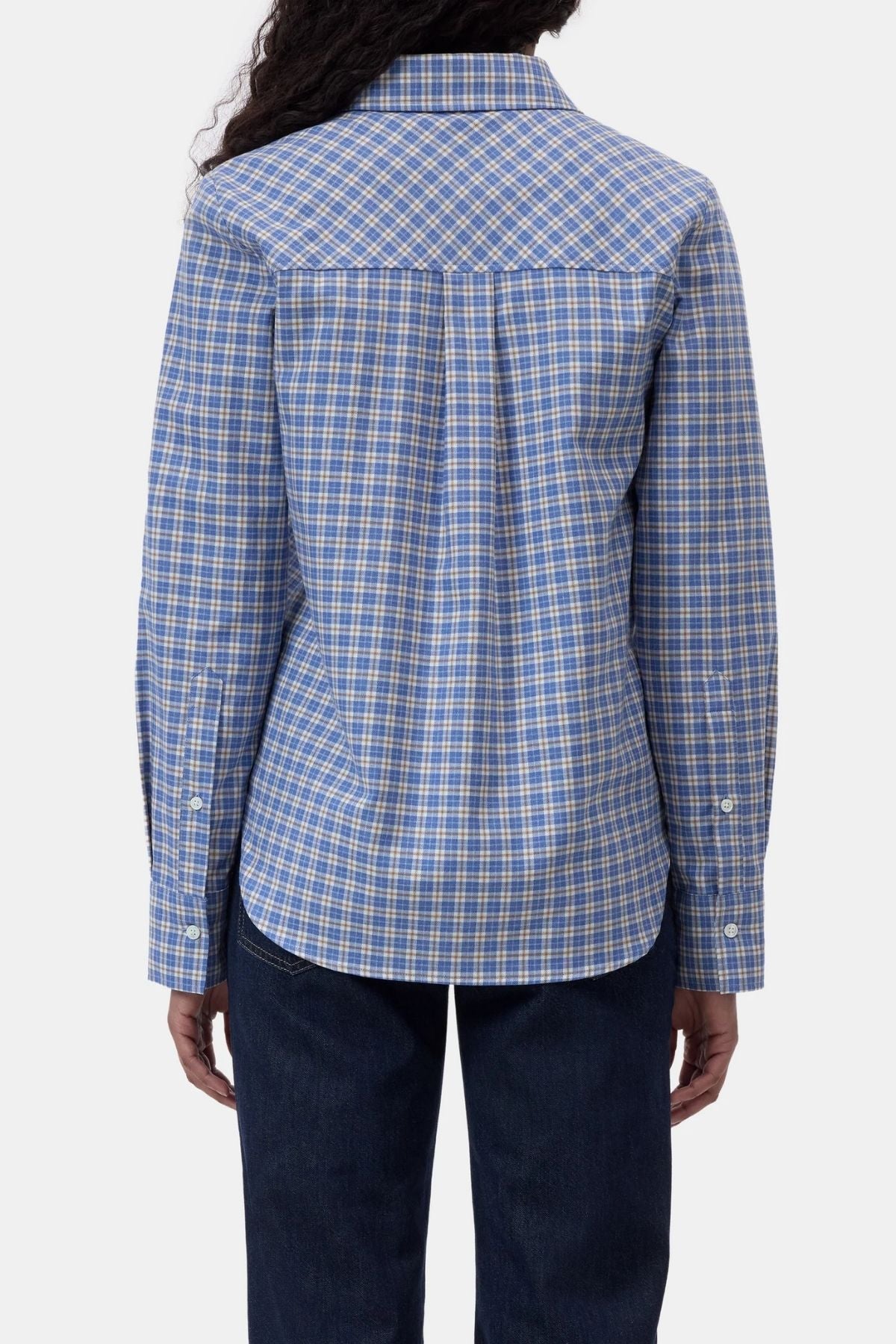 CLOSED Basic Check Shirt - Storm Blue