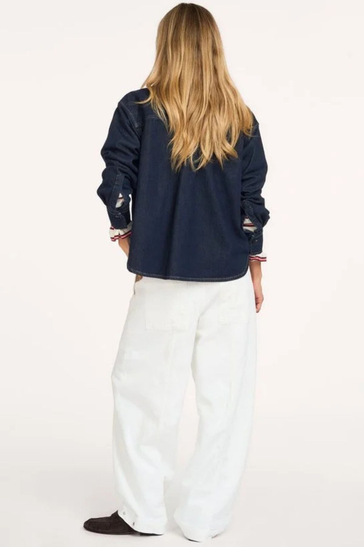 CLOSED Boxy Denim Shirt - Dark Blue