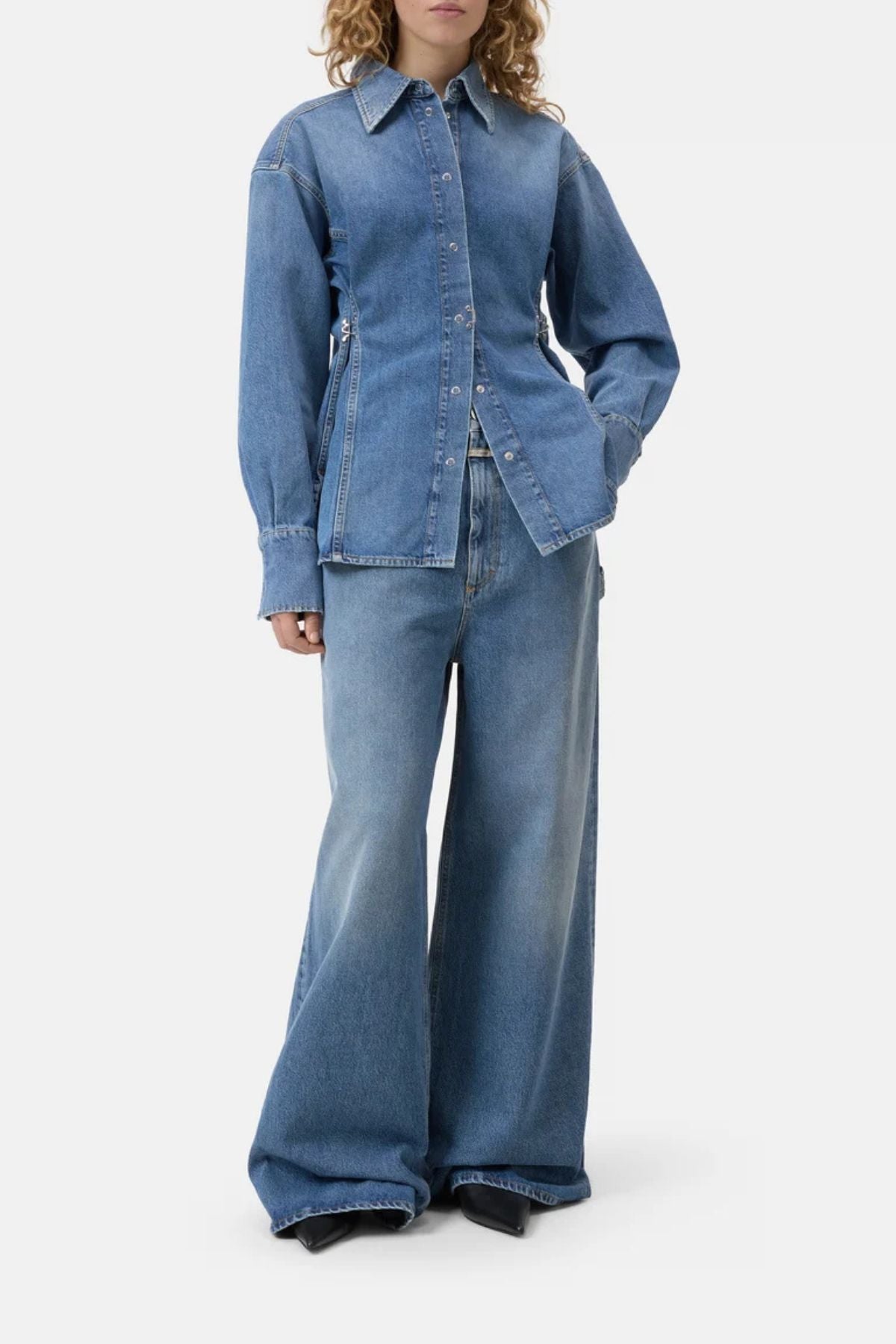 CLOSED Denim Shirt - Mid Blue