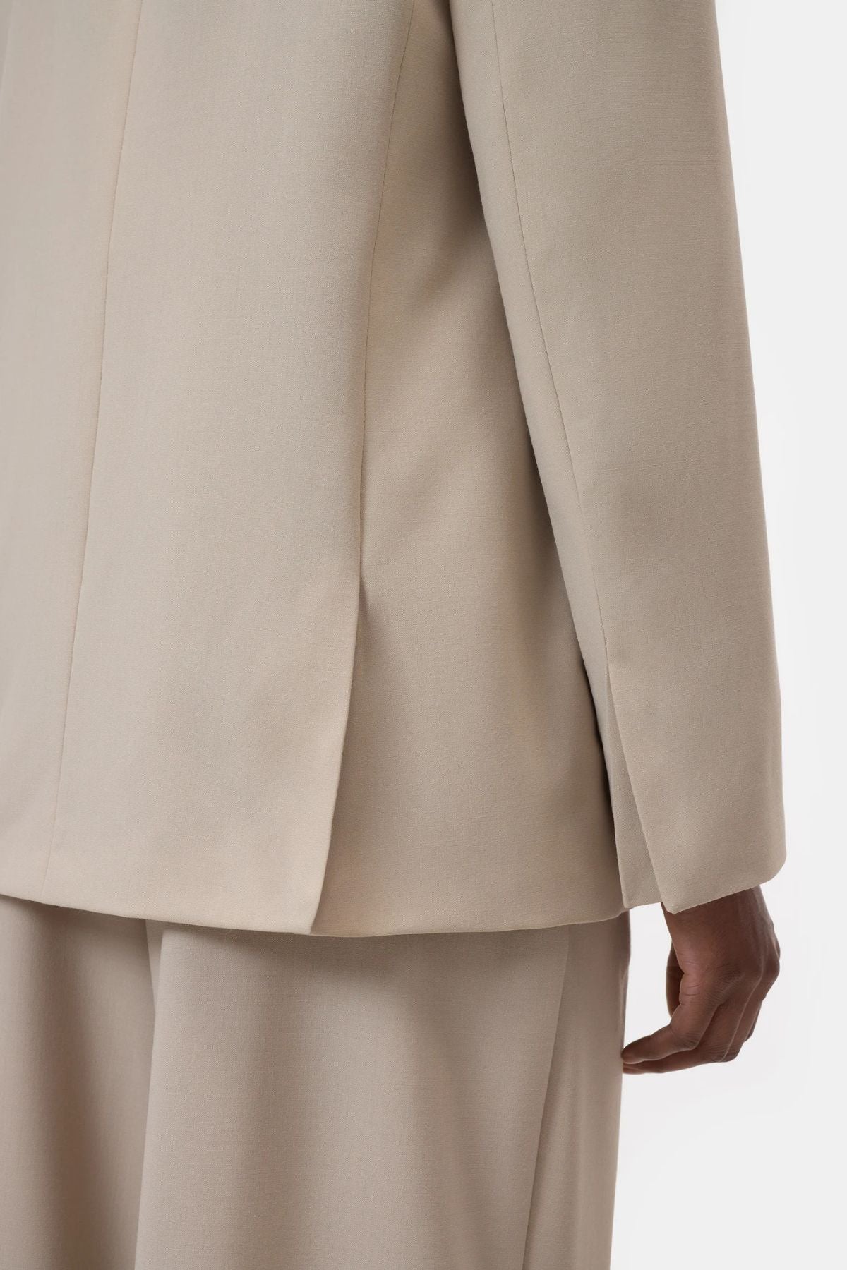 CLOSED Light Wool Blazer - Clay Beige