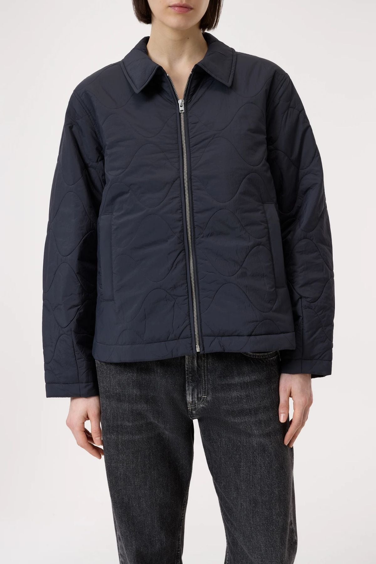 CLOSED Quilted Light Padded Jacket - Black