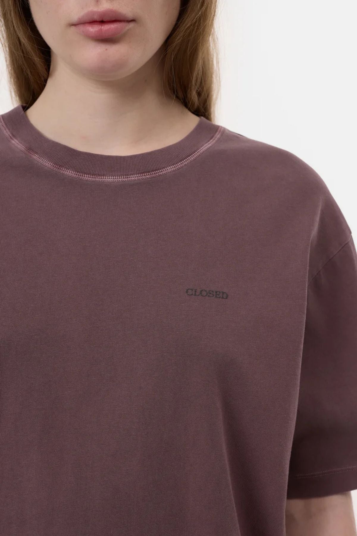 CLOSED Relaxed T-Shirt - Dark Raisin