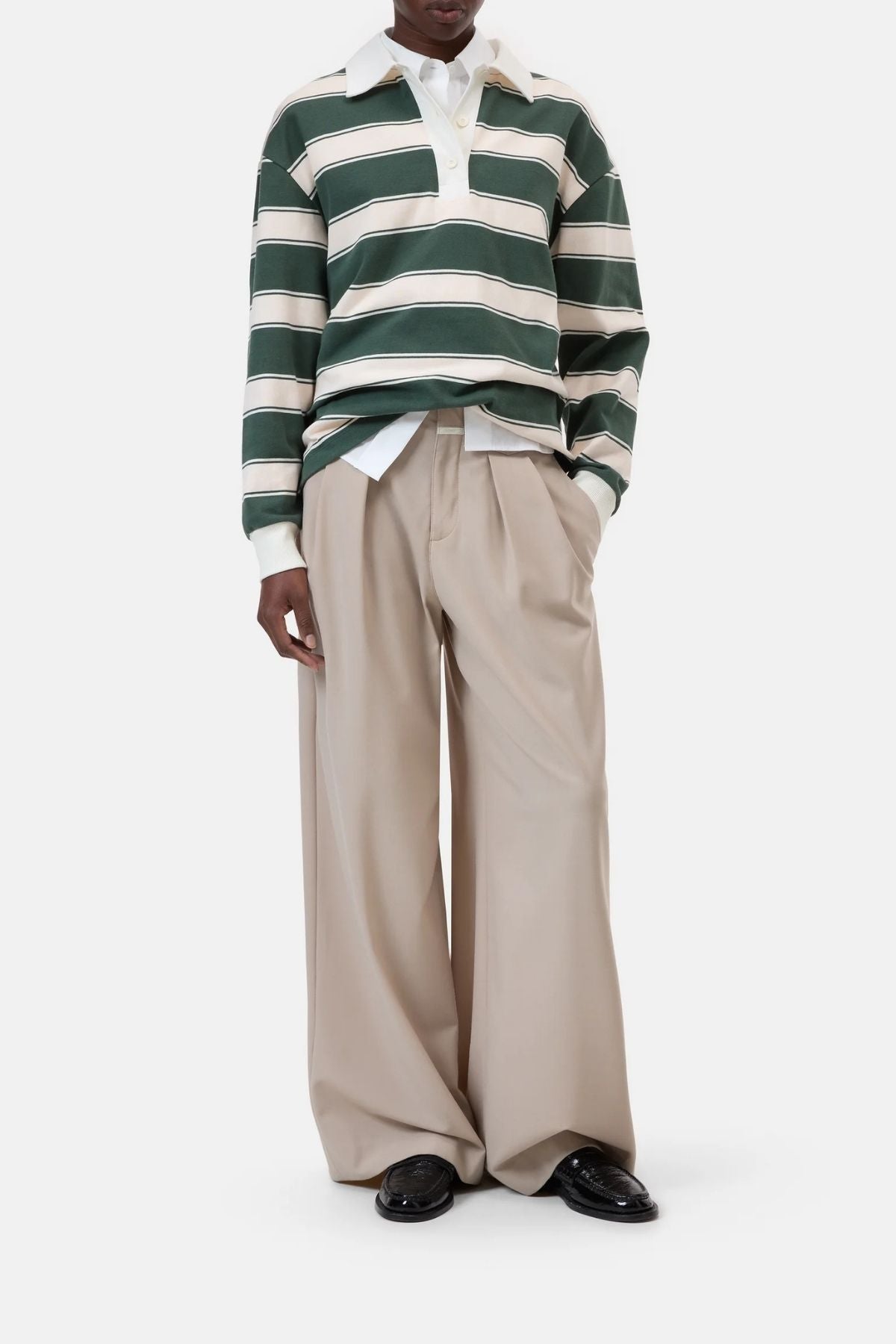 CLOSED Rugby Top - Royal Green