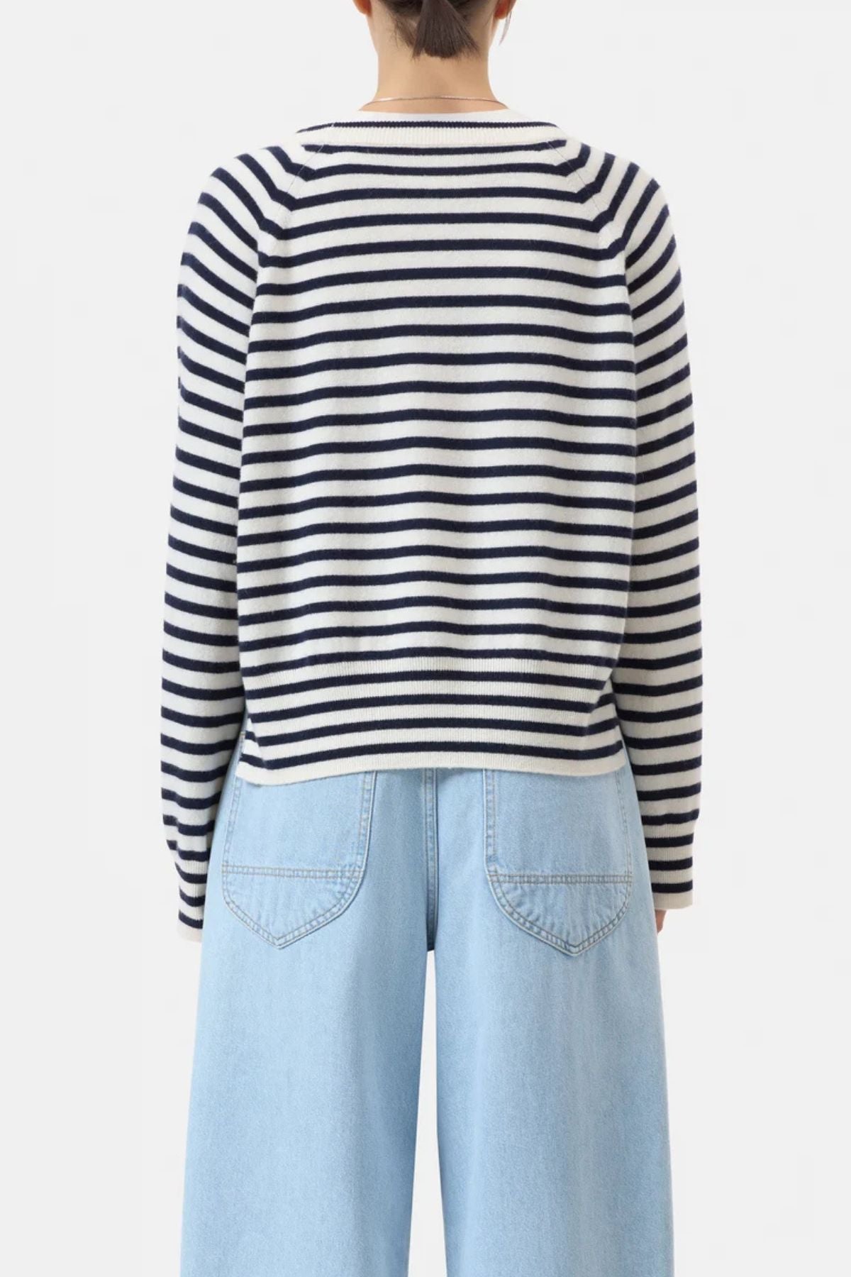 CLOSED Striped Knit Jumper - Ivory