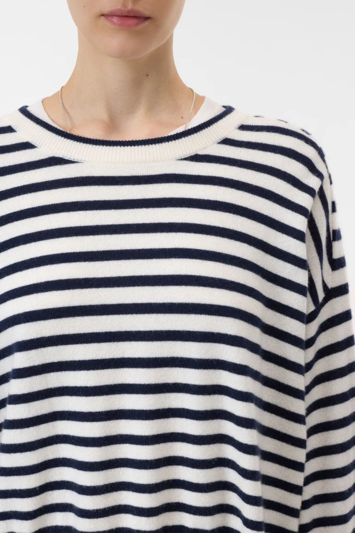 CLOSED Striped Knit Jumper - Ivory