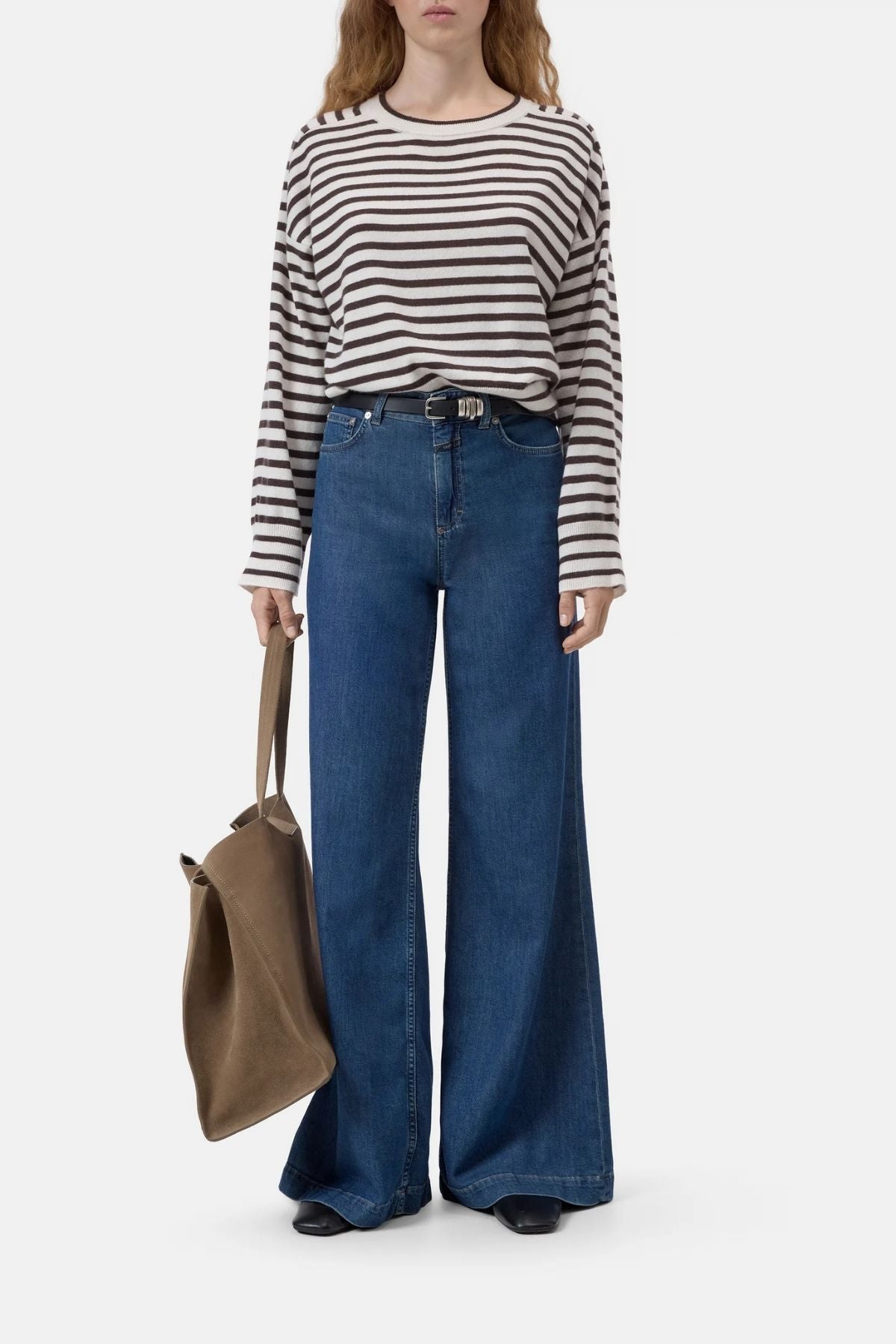 CLOSED Striped Knit Jumper - Mahogany