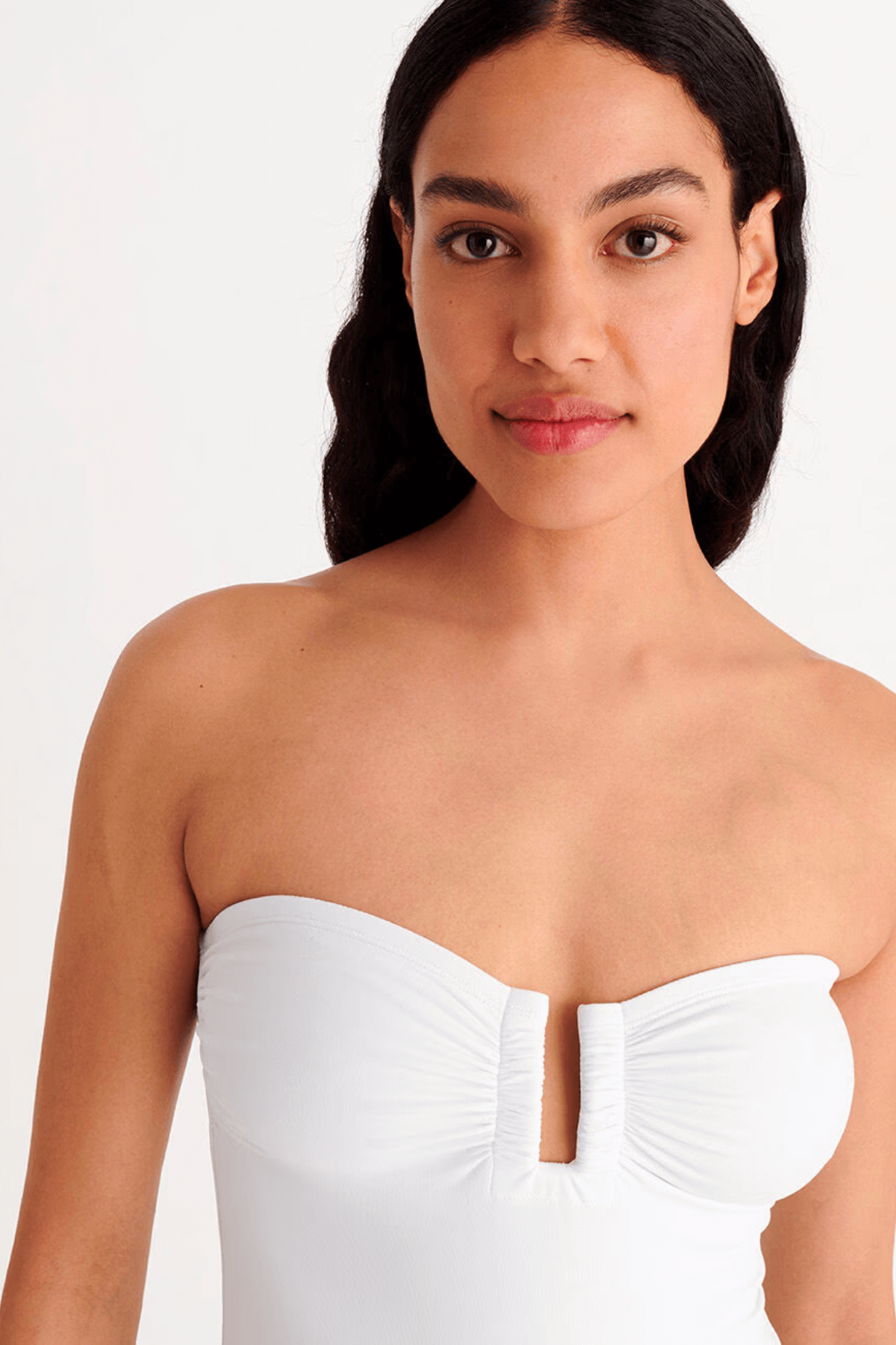 Eres Cassiopee Strapless One Piece Swimsuit - White