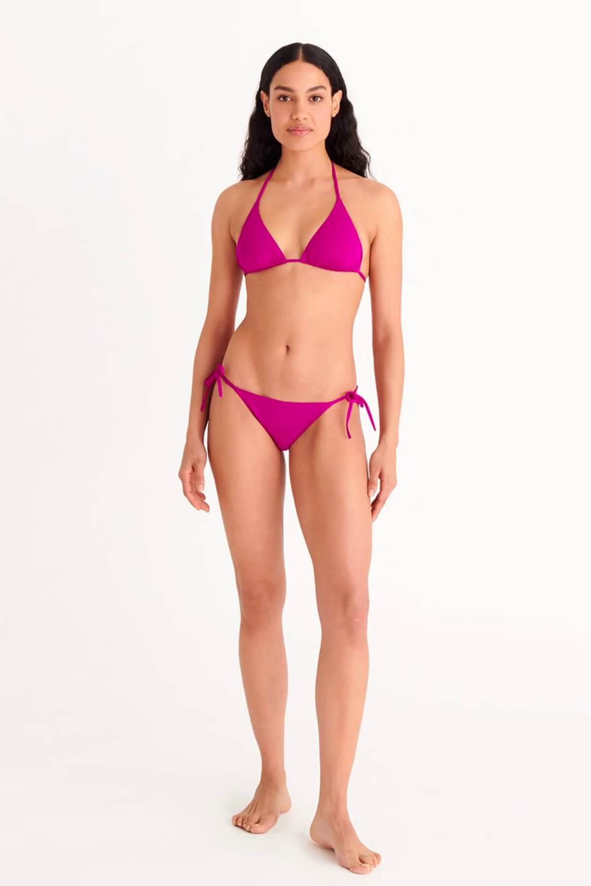Eres Mouna Triangle Bikini Top - Sunset 23H Pink