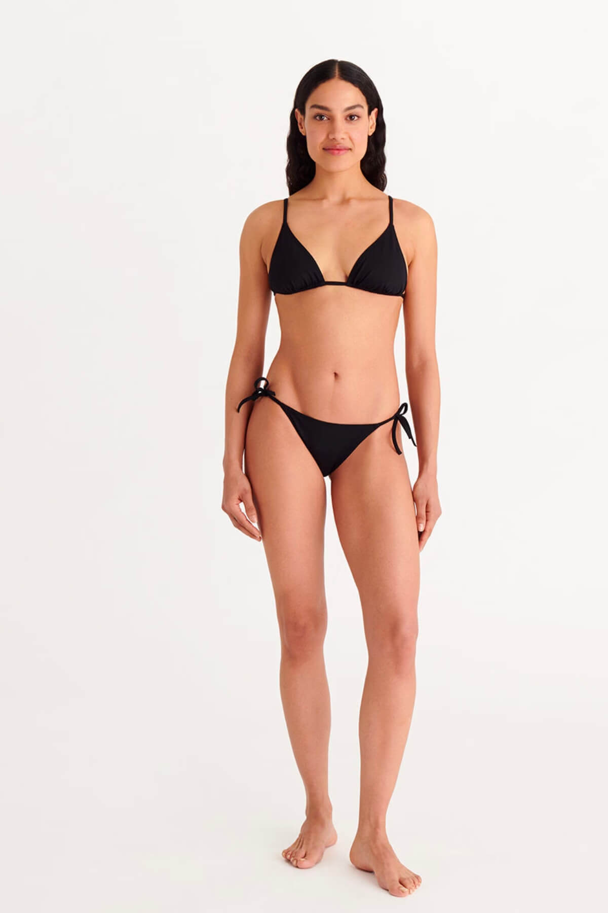 Mouna Triangle Bikini Top - Ultra Black