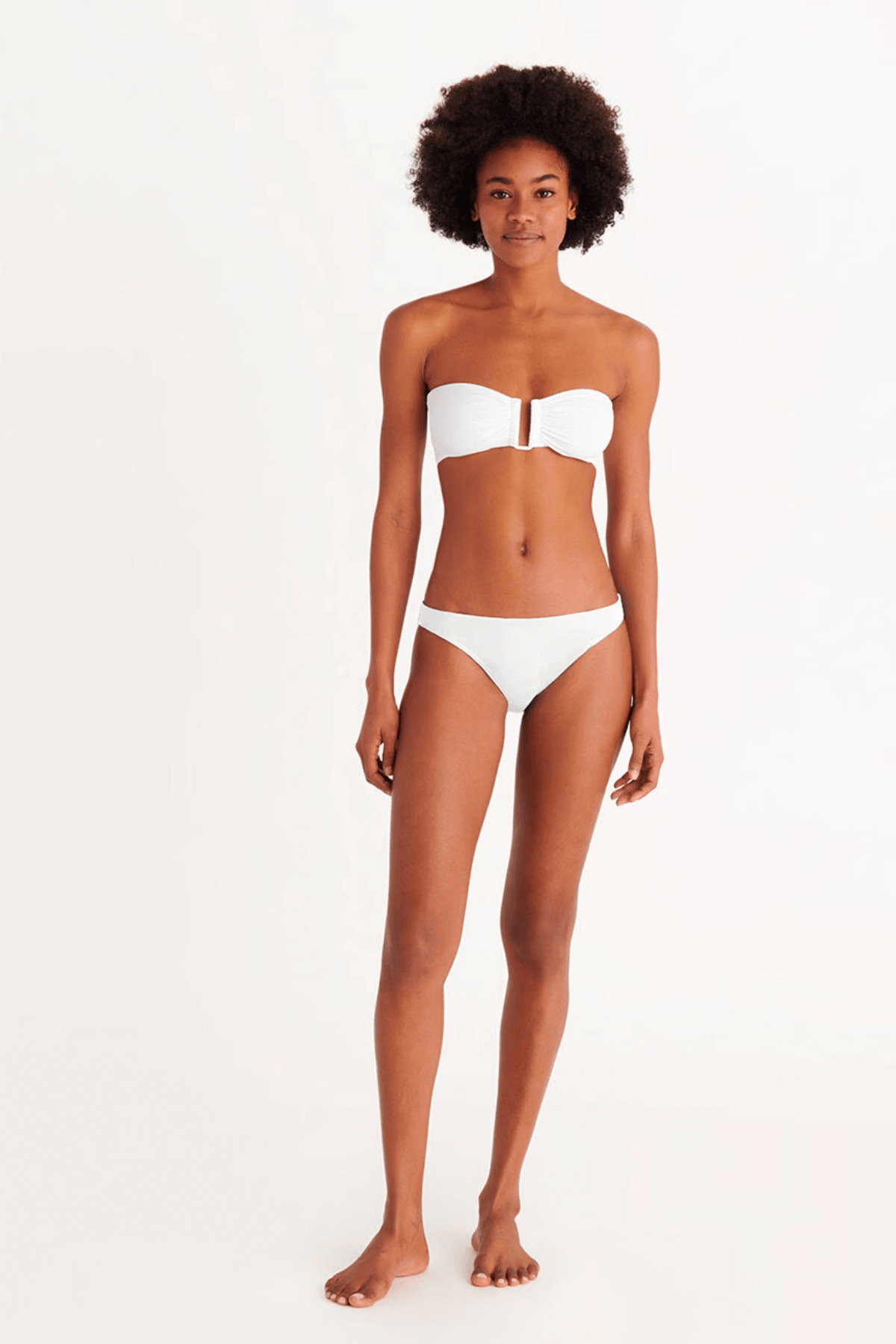 Eres Show Strapless Bikini Top White